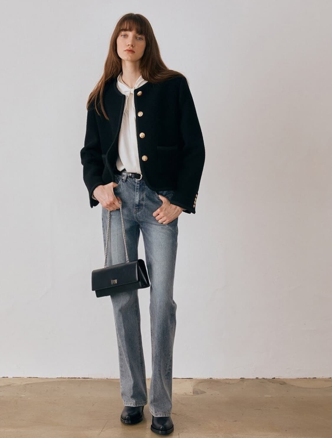 던스트 클래식 버클 트위드 자켓 S 상품이미지3