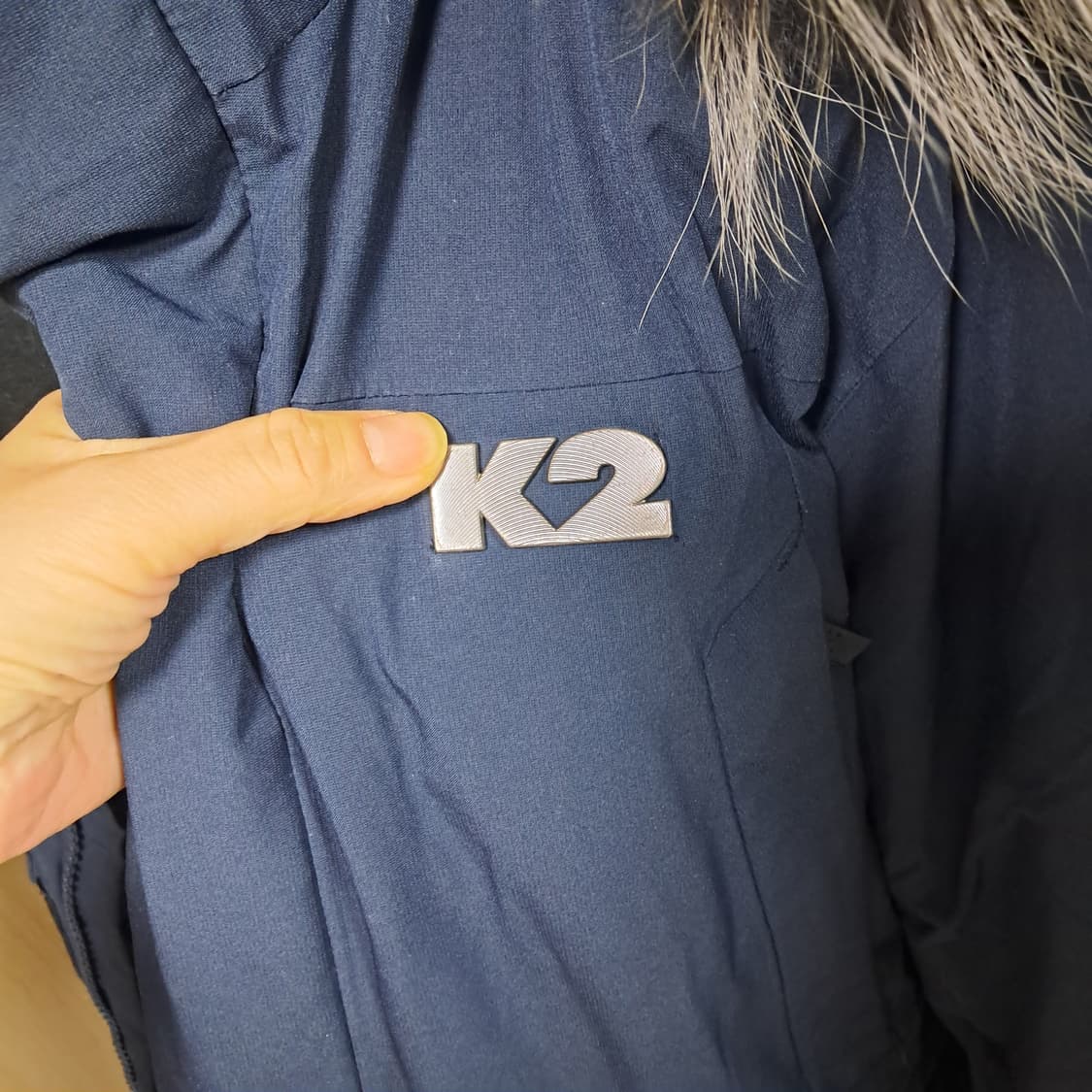 K2 고어텍스 남성 패딩 라쿤퍼 구스다운  95 사이즈 상품이미지5