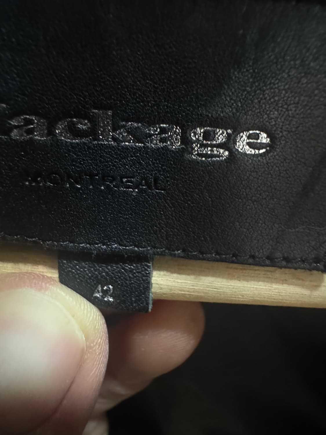 맥케이지 에드워드 블랙 브라운퍼 42사이즈 상품이미지4