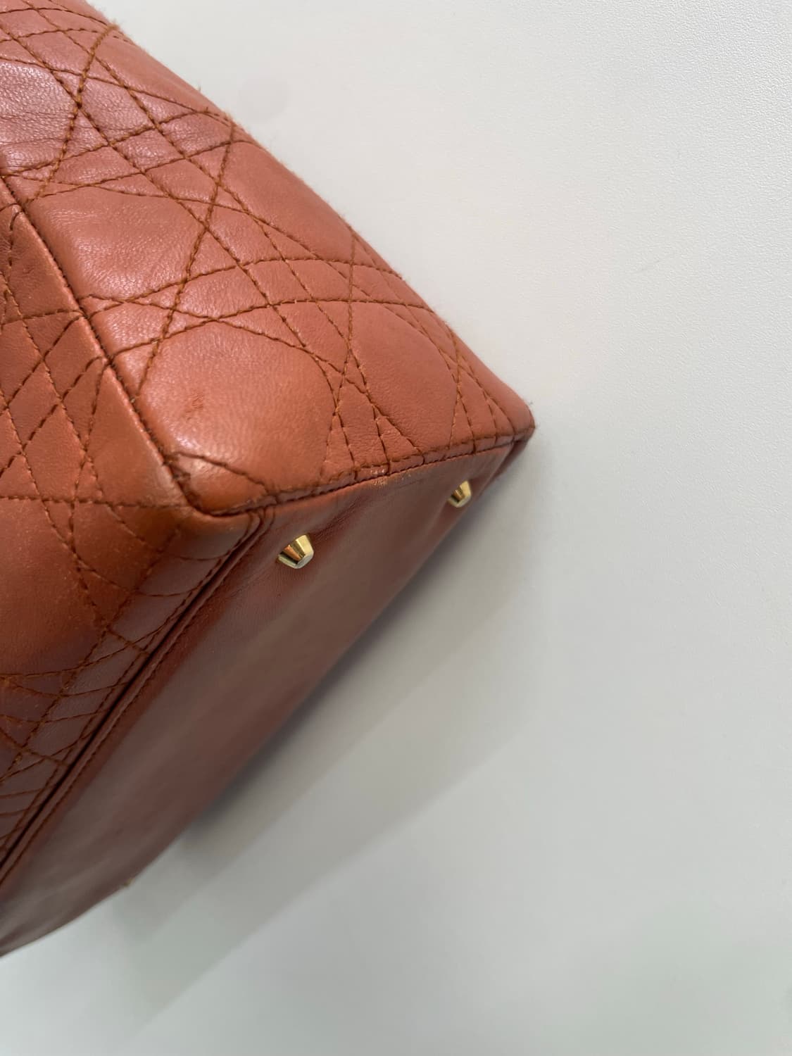 빈티지 디올 레이디백 브라운 상품이미지3