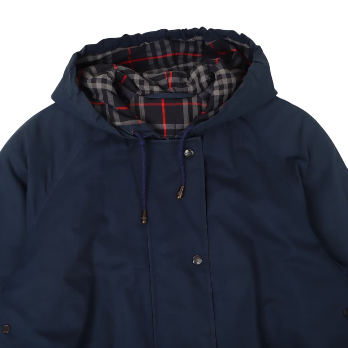 버버리 네이비 퀄팅 후디 트렌치 코트 상품이미지2