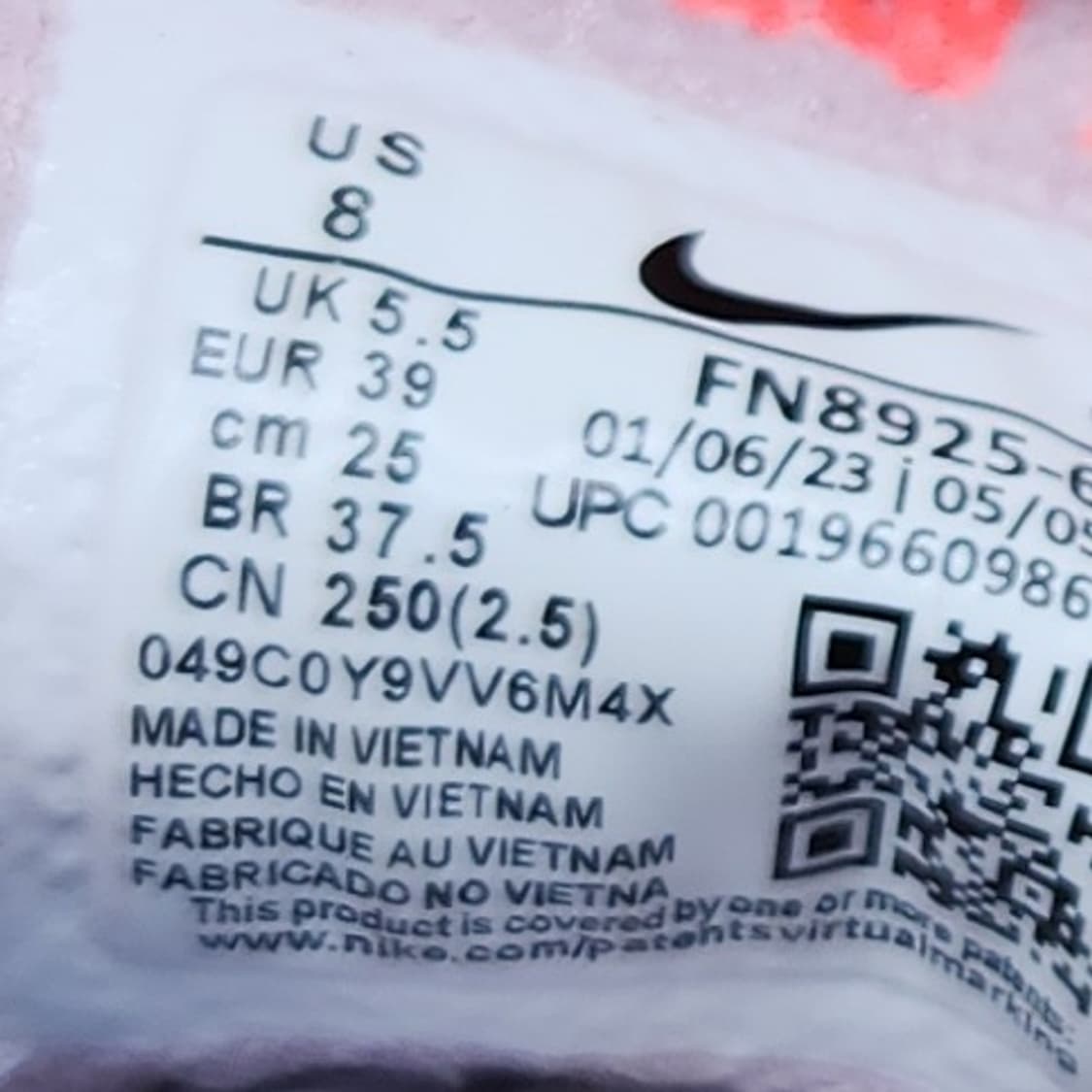 나이키 에어맥스 스콜피온 플라이니트 운동화250 상품이미지6