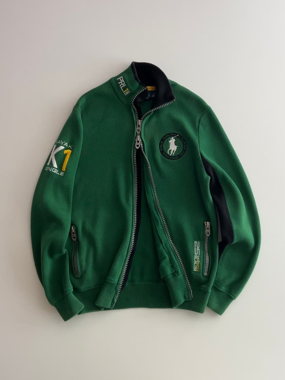 폴로 랄프로렌 투웨이 니트 집업 XS 상품이미지1