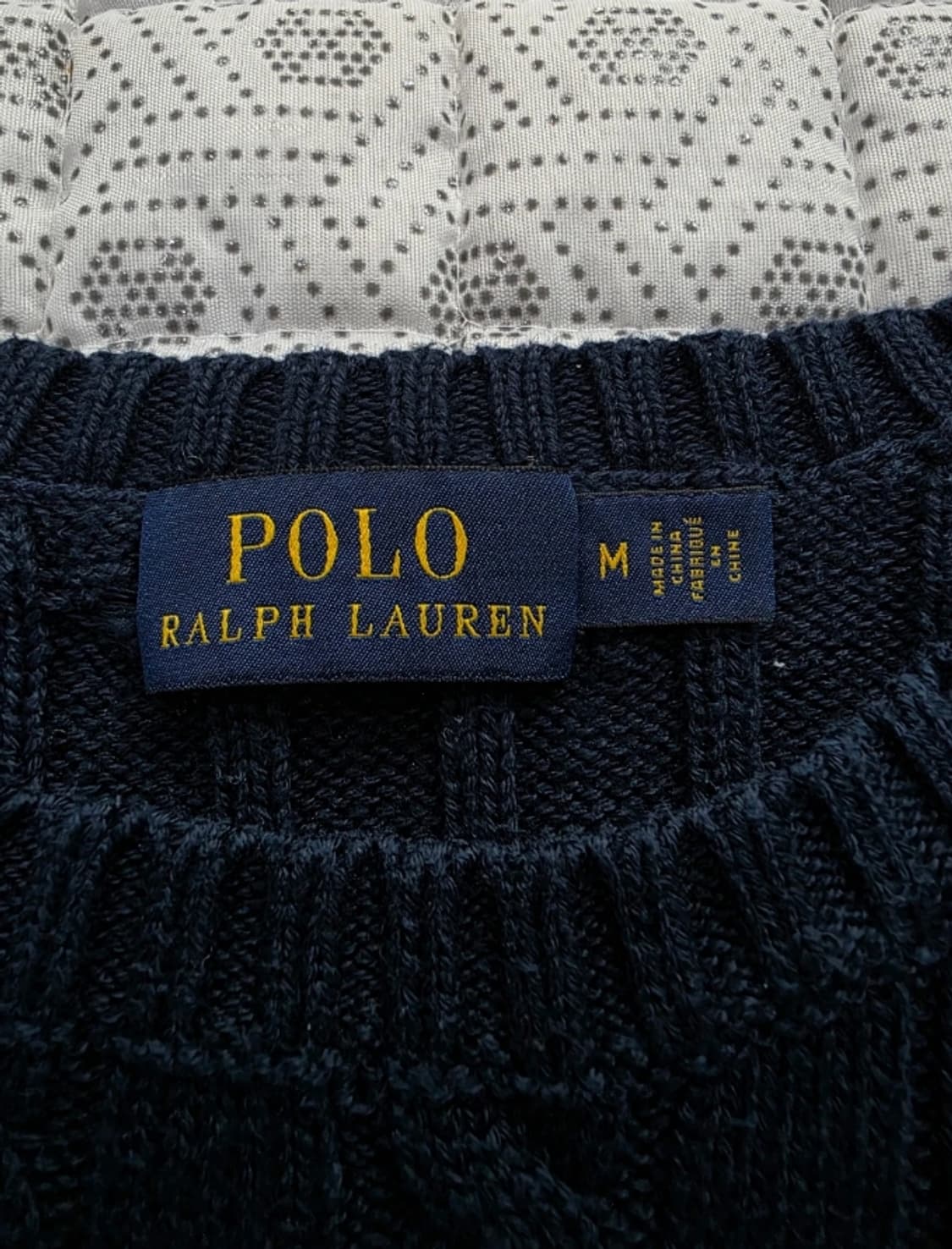 폴로 랄프로렌 케이블 니트 네이비 55 상품이미지5