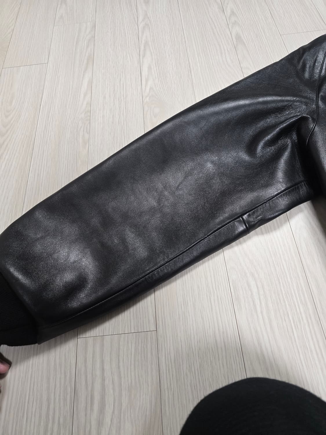 [2]아프레쎄 apresse 25aw 레더 해링턴 자켓 새상품 상품이미지10