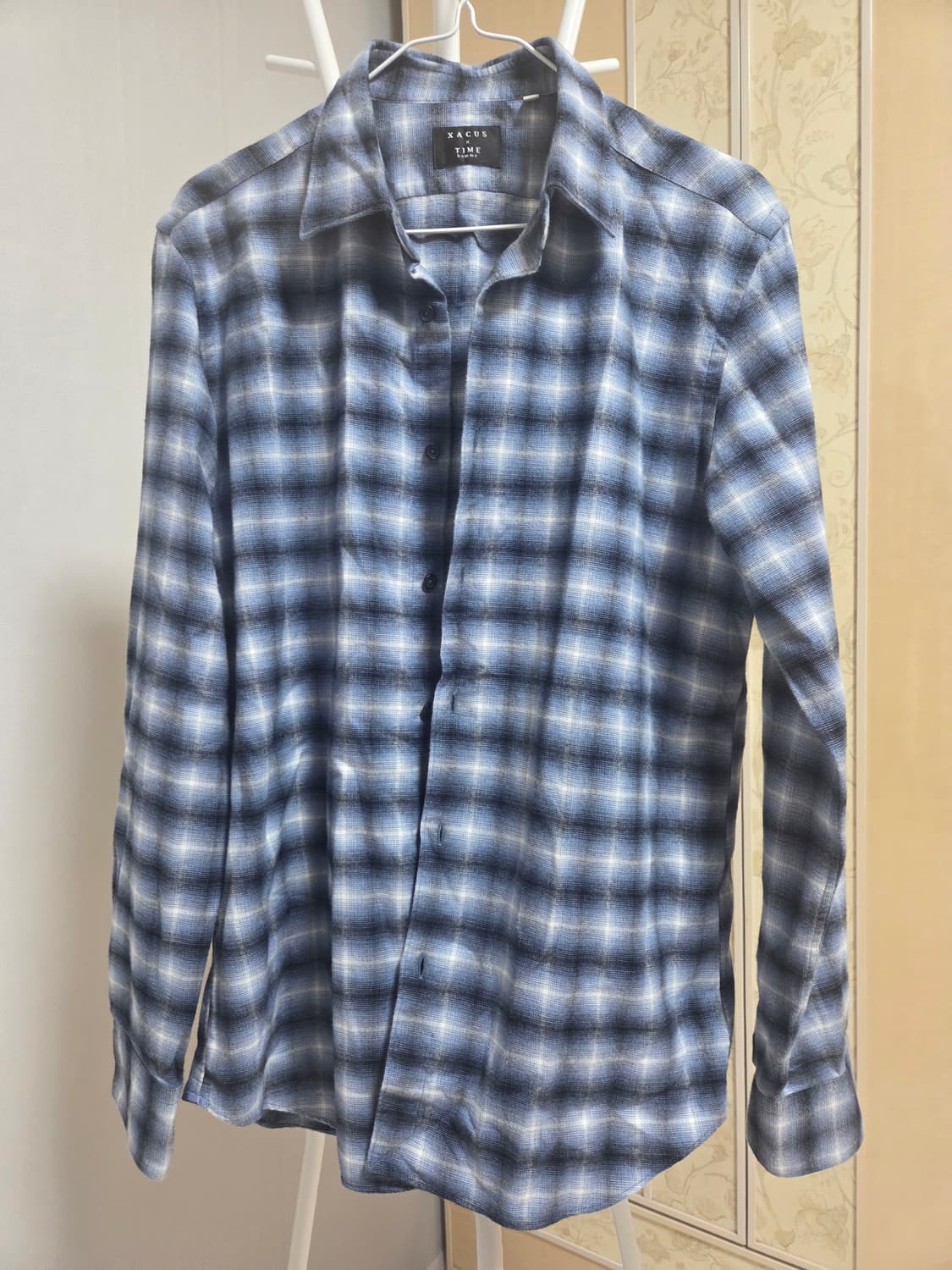 XACUS x 타임 옴므 옴브레 체크셔츠 105 상품이미지1