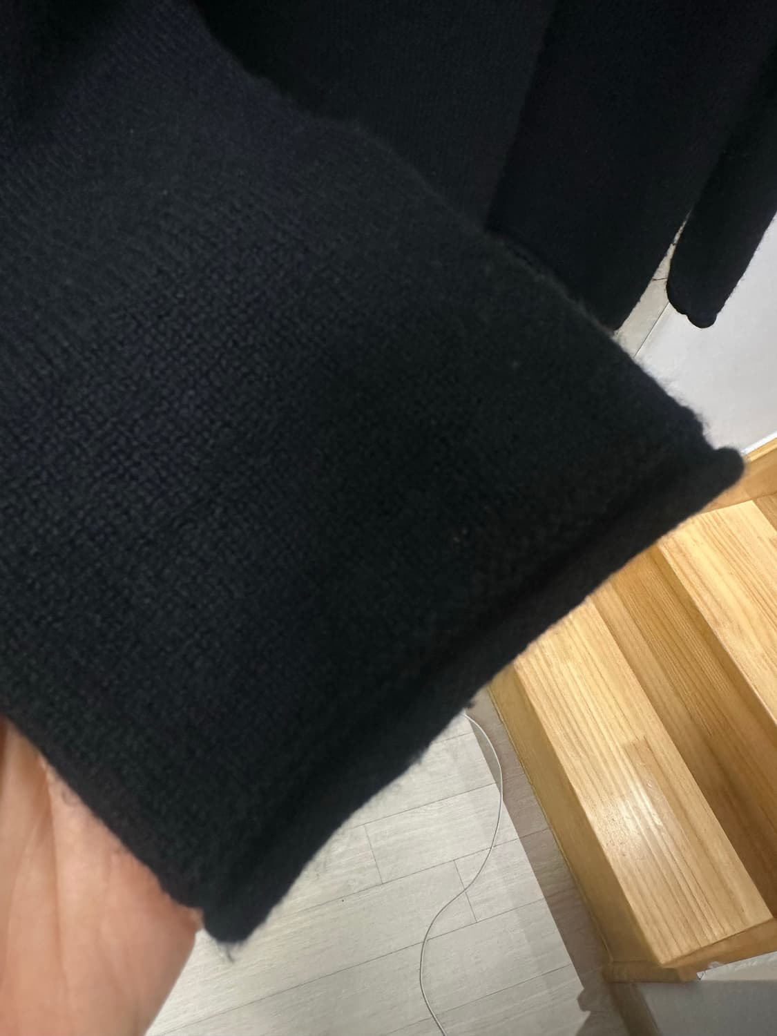 무지 라보 캐시미어 100 % 니트 L 상품이미지3