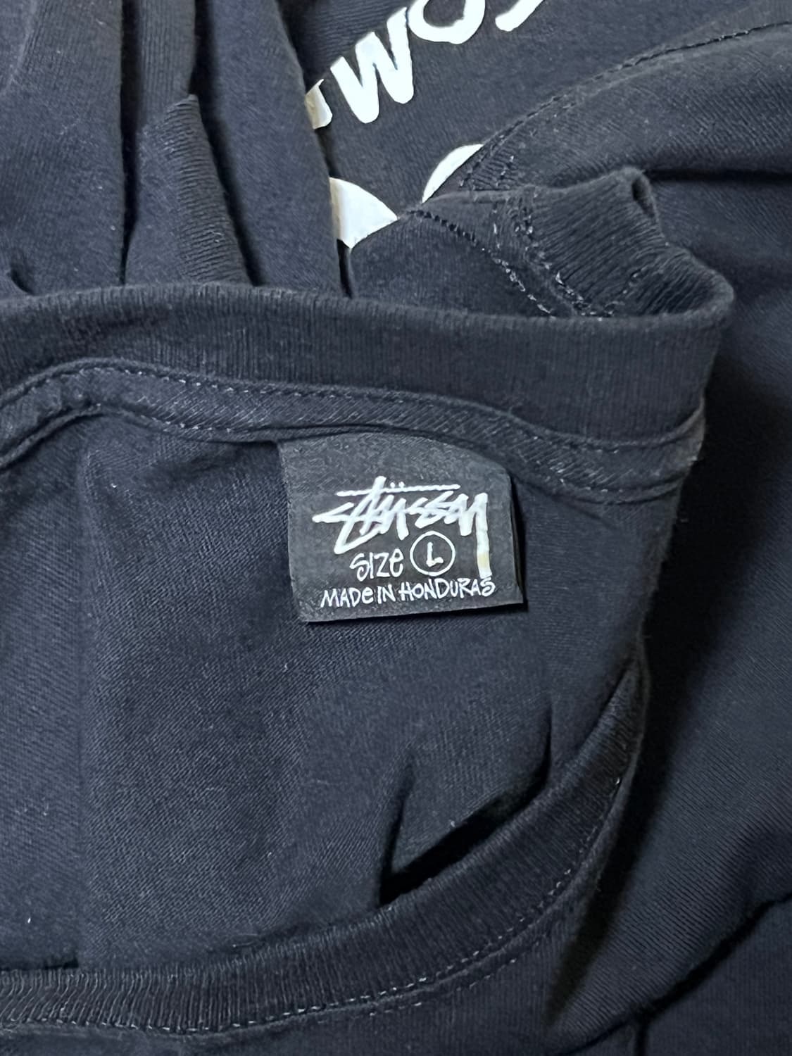 스투시 월드투어 롱슬리브 티셔츠 블랙 상품이미지6