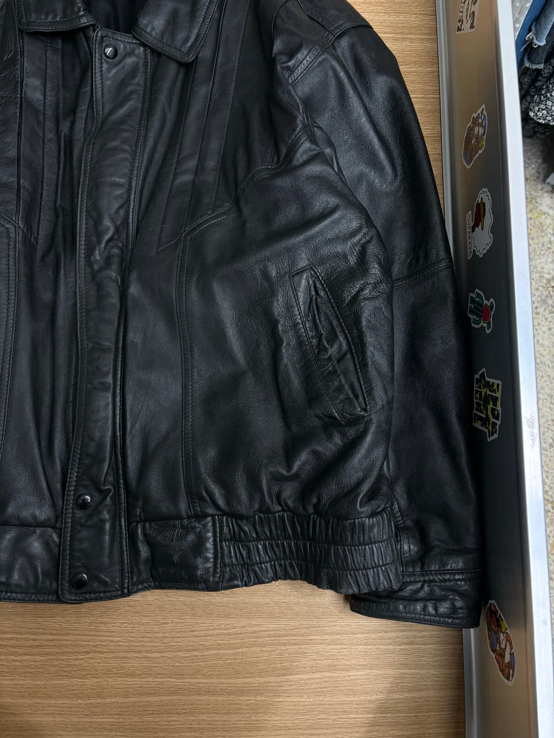 봄버 양가죽 자켓 상품이미지2