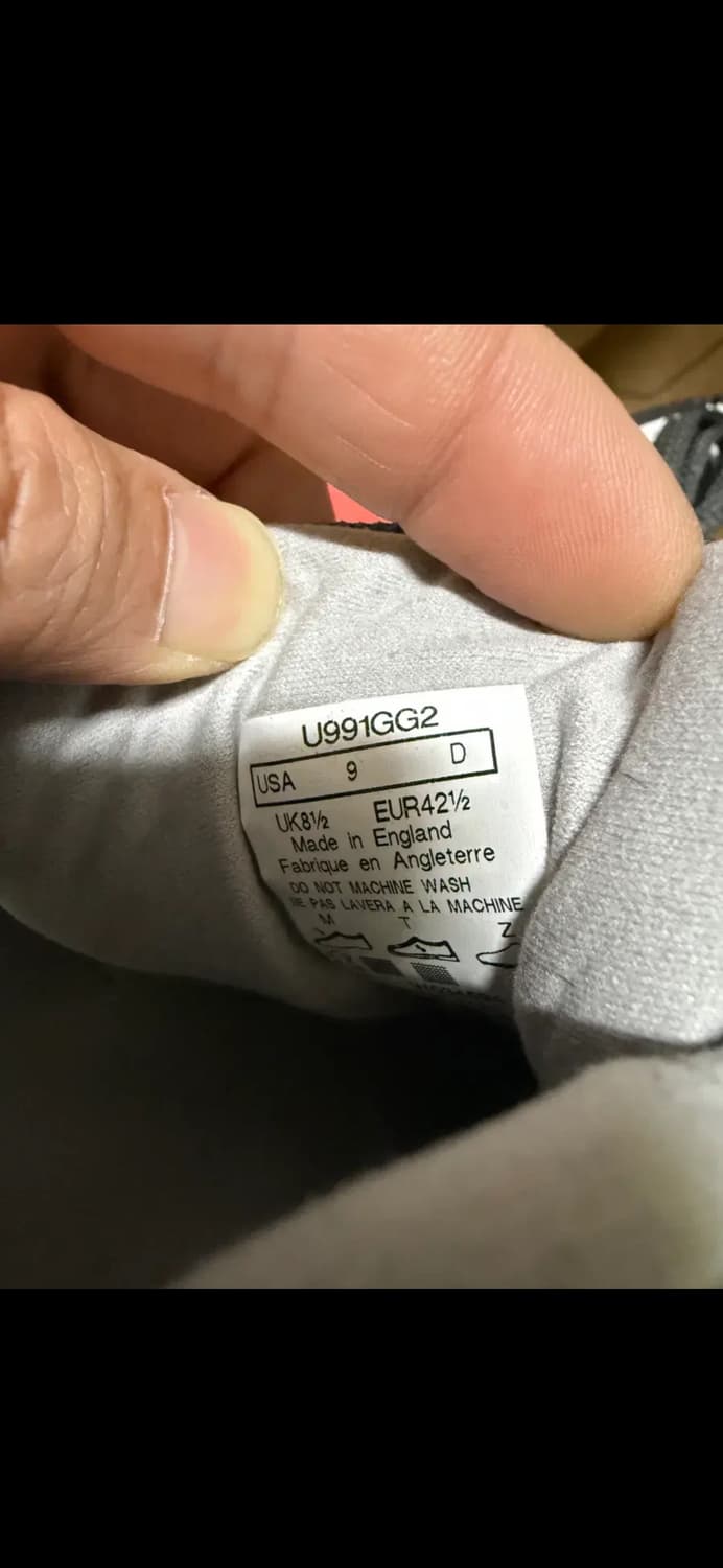 뉴발란스 991v2 굴그레이 270 상품이미지6