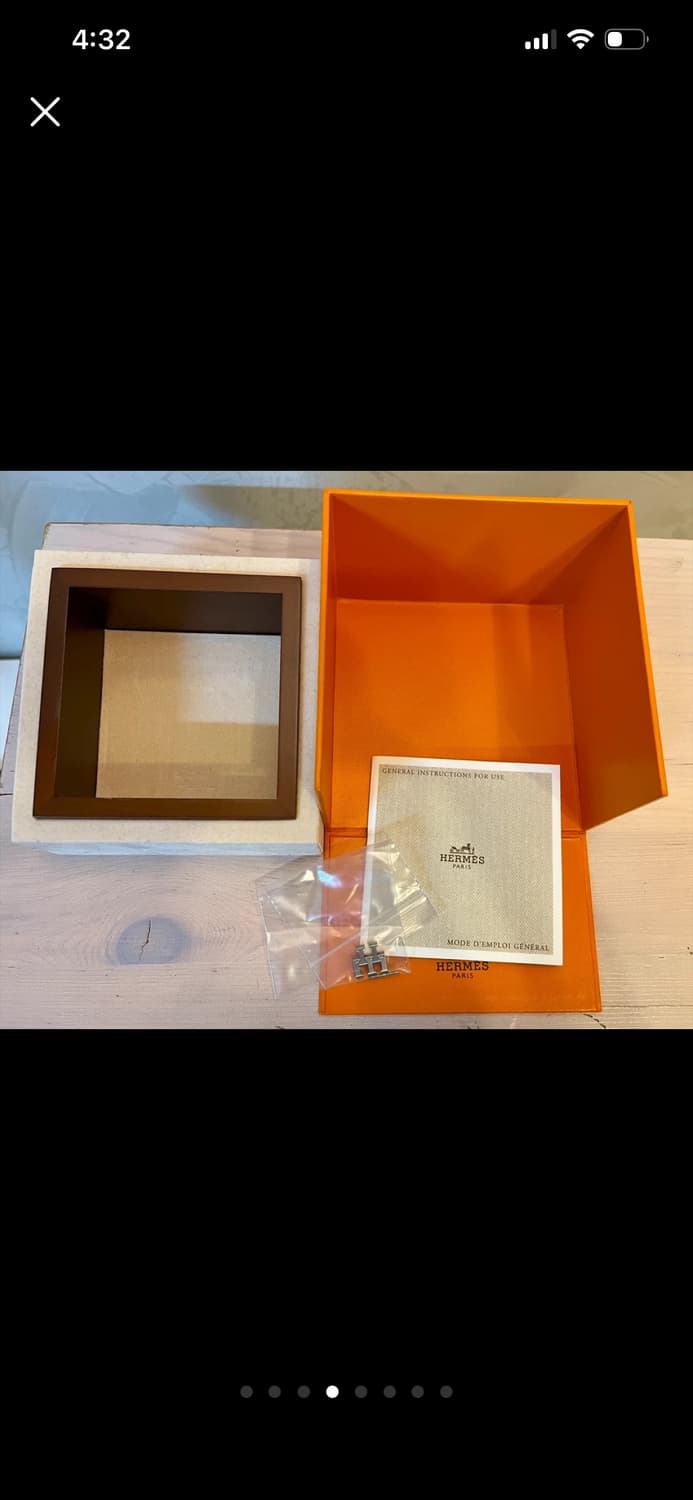 (정품 풀박)HERMES에르메스 H 아워 시계 /스몰사이즈 상품이미지9