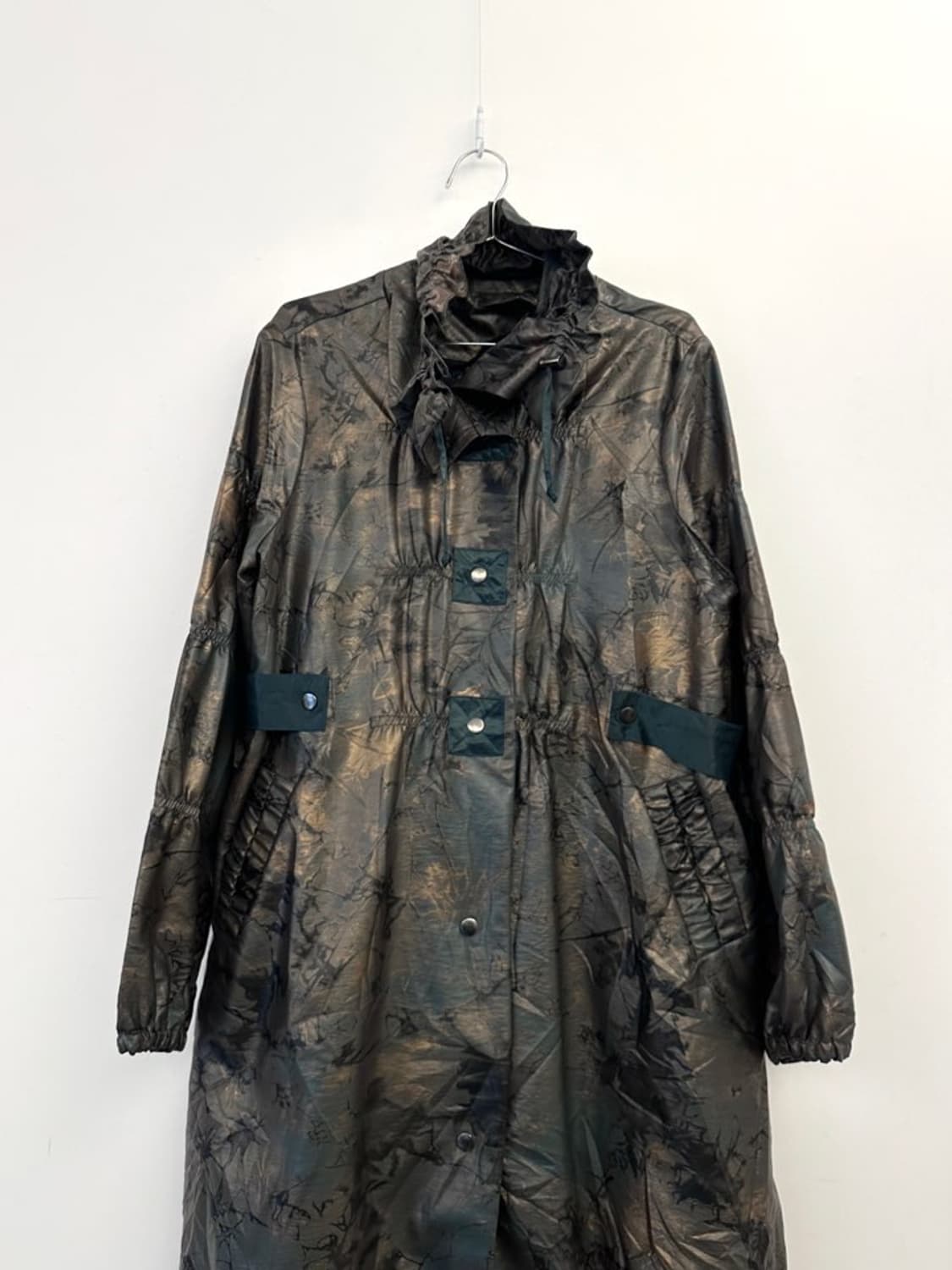 Forest sharp wrinkled jacket / green 상품이미지2