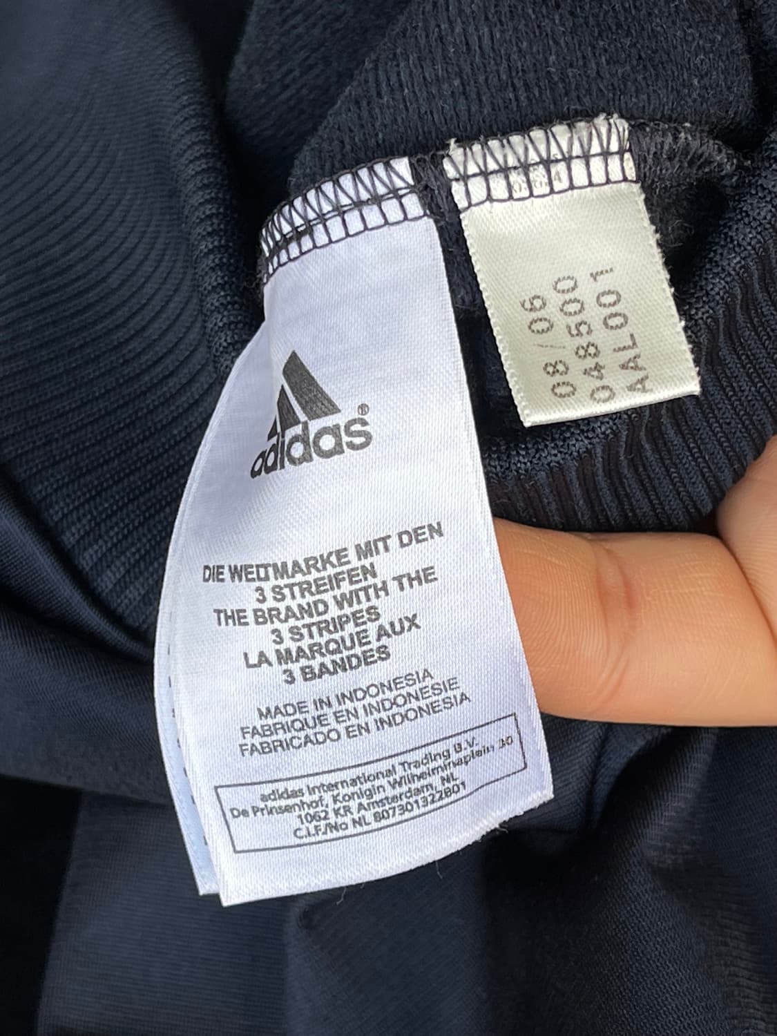 4XL 아디다스 네이비 삼선 져지 상품이미지8