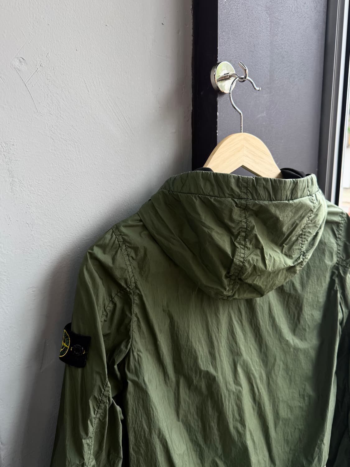 12Y.44~55/ 스톤아일랜드 나일론쉘 바람막이 자켓 상품이미지7