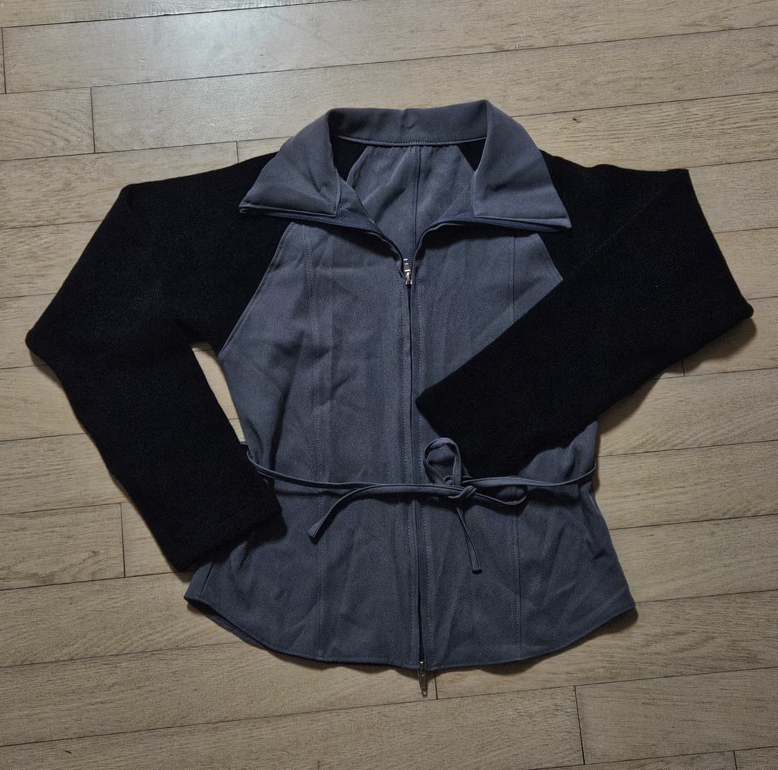 이너뮤트 shirt mixed zip-up  상품이미지1