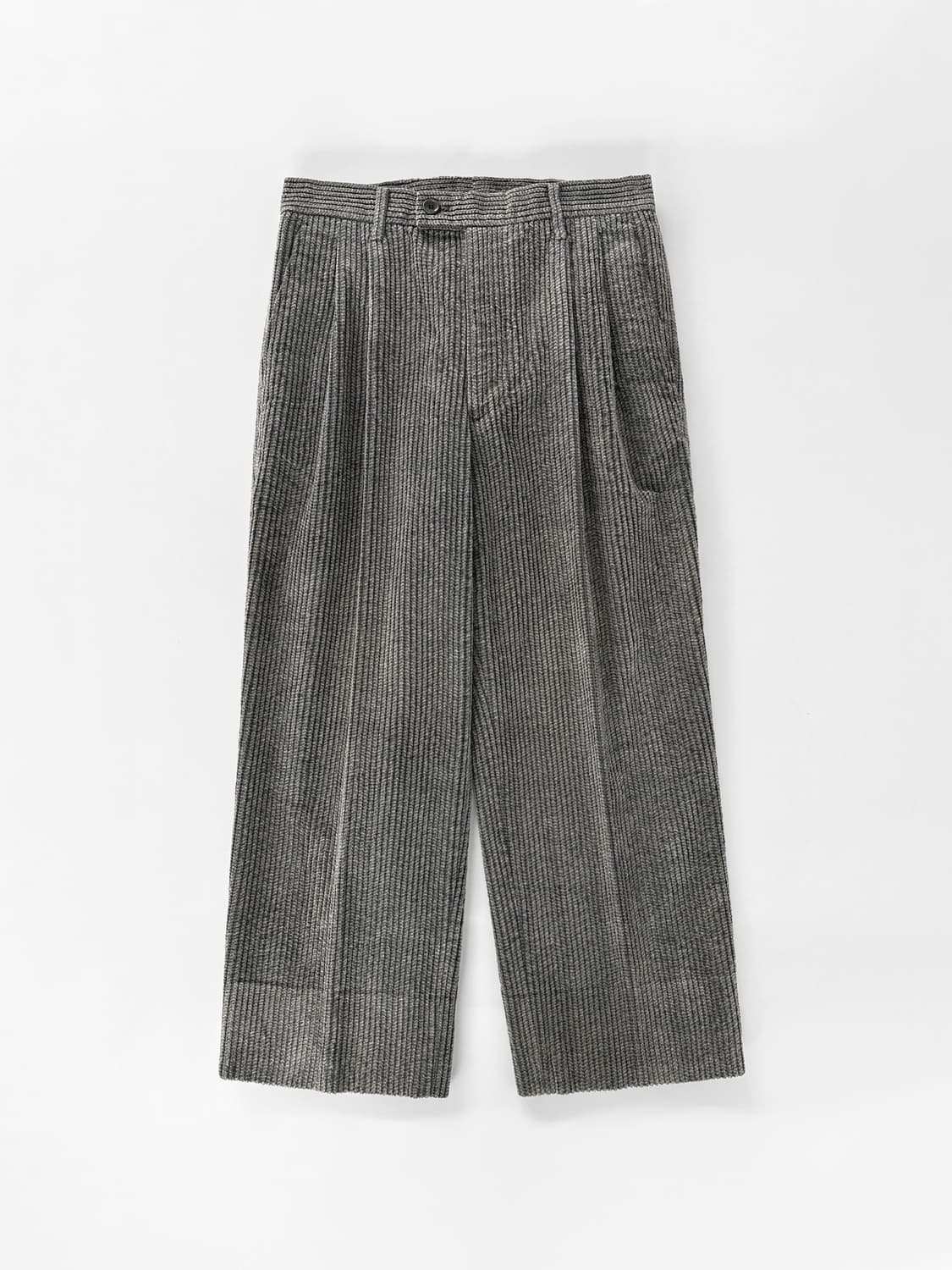 90s 빈티지 겐조 옴므 핀턱 와이드 코듀로이 팬츠 상품이미지3