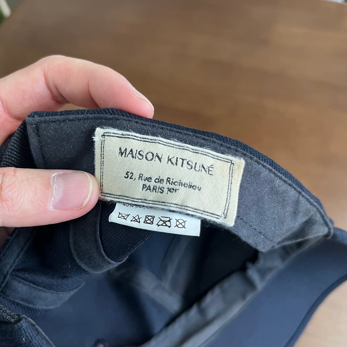 메종키츠네 트리플폭스 캠프캡 상품이미지4