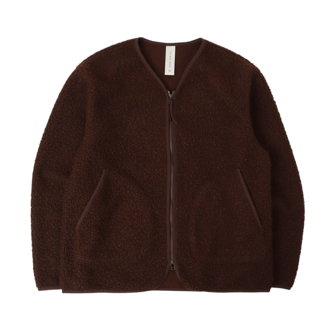 토마스모어 브라운 부클 플리스 집 자켓 상품이미지1