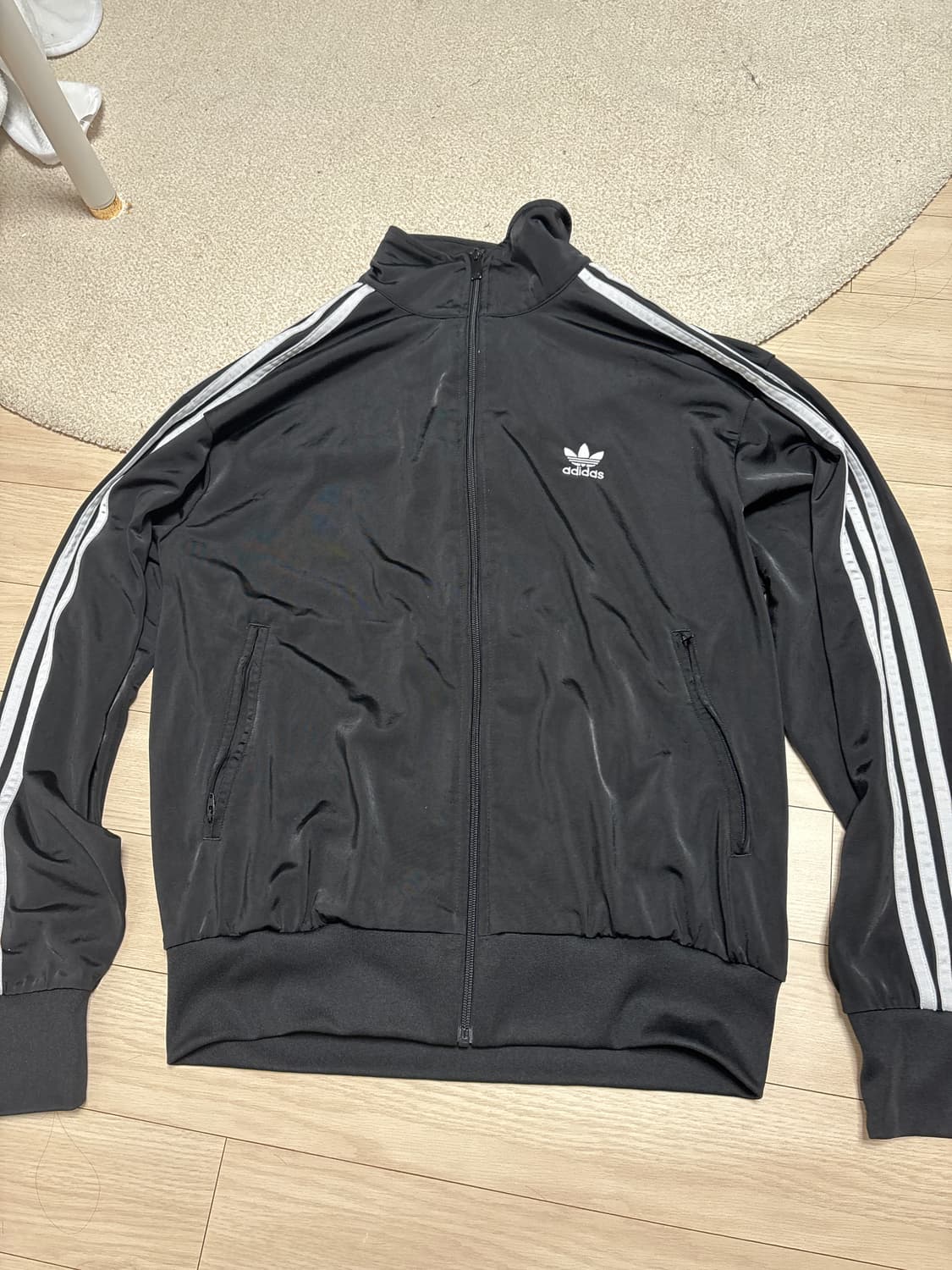 (무배)오버핏 여리 신형 파이어버드 아디다스 져지 블랙 상품이미지1