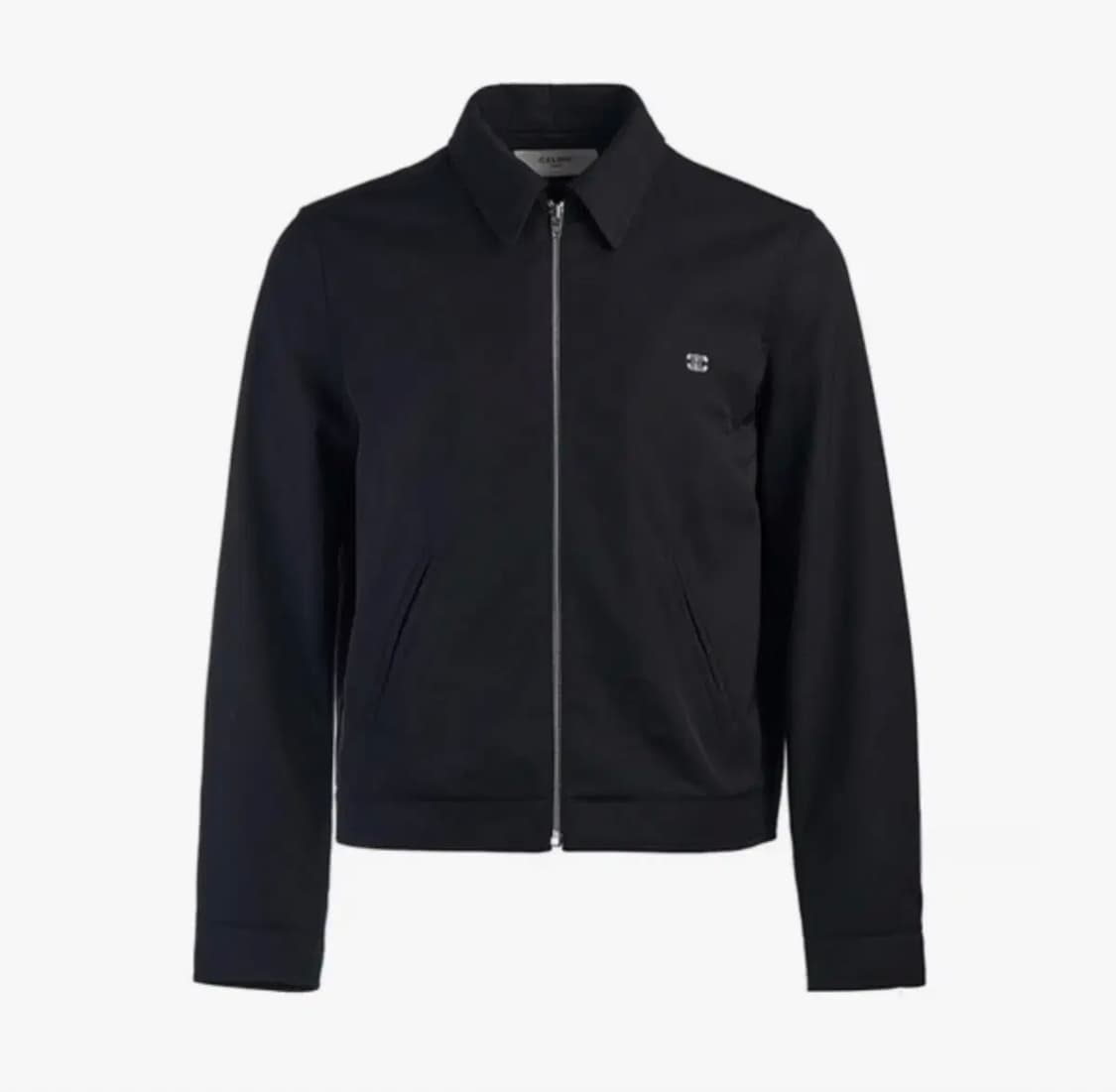 [정품] 새상품 박보검 착용 셀린느 트리옹프 블루종 자켓 블랙 상품이미지1