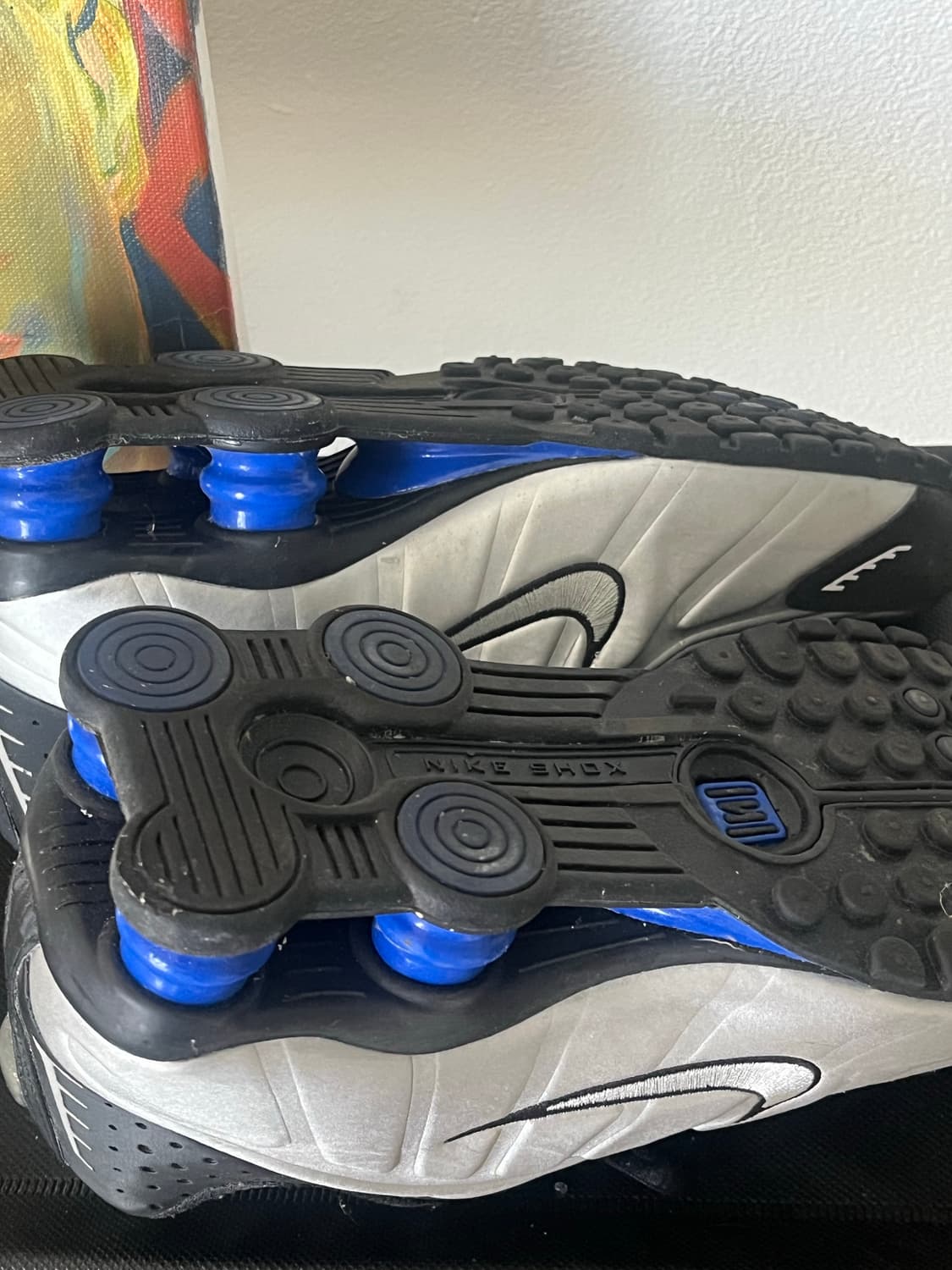 나이키 r4 블랙/블루 240 상품이미지2