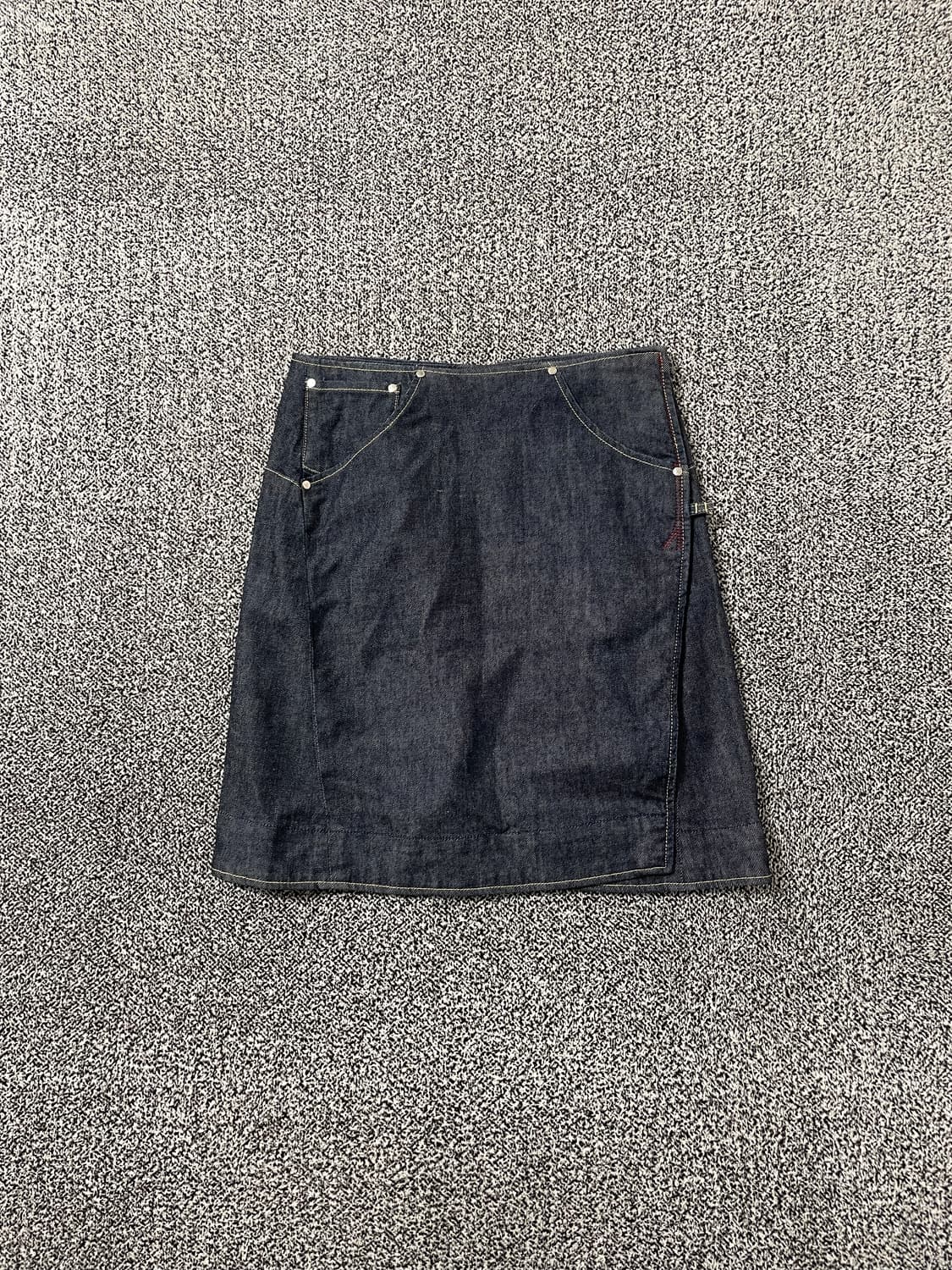 빈티지9. 리바이스 엔지니어드 진 데님 랩 스커트 청치마 미니 스커트 상품이미지1