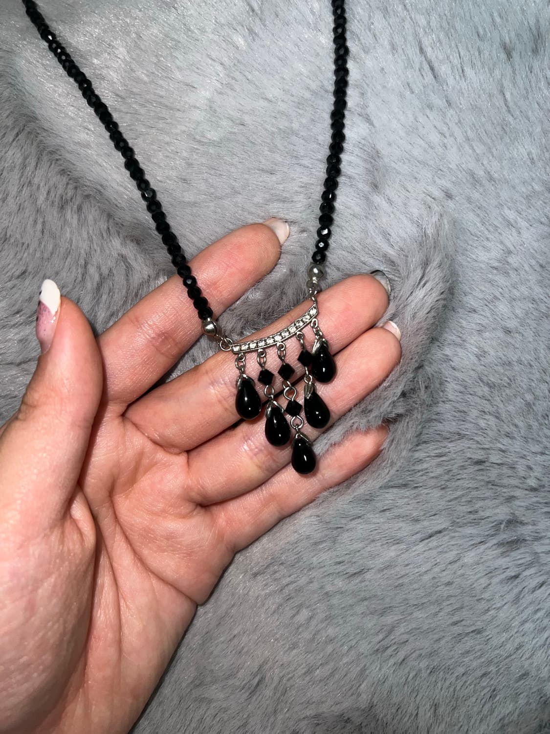 페어리 오리엔탈 엔틱 비즈 빈티지 목걸이 상품이미지2