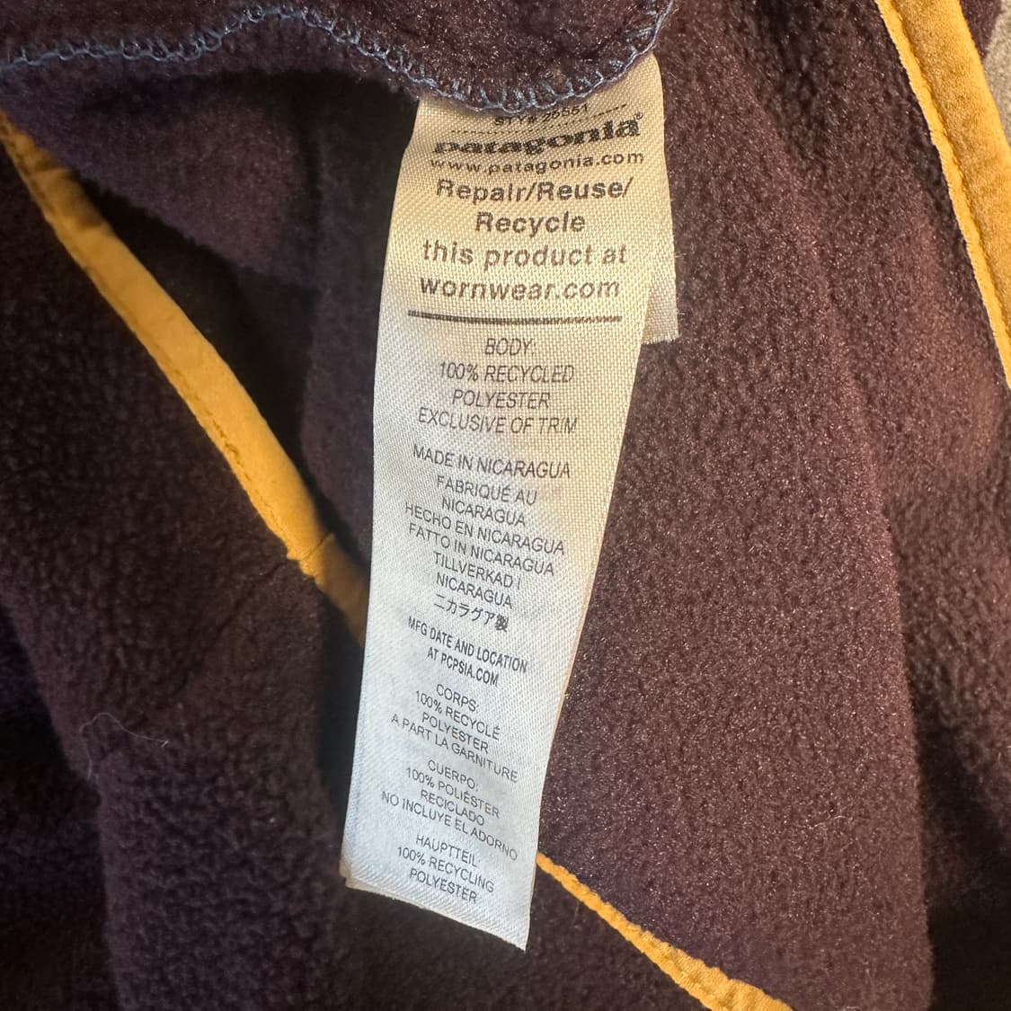 파타고니아 신칠라 옵시디안 플럼 S 상품이미지4