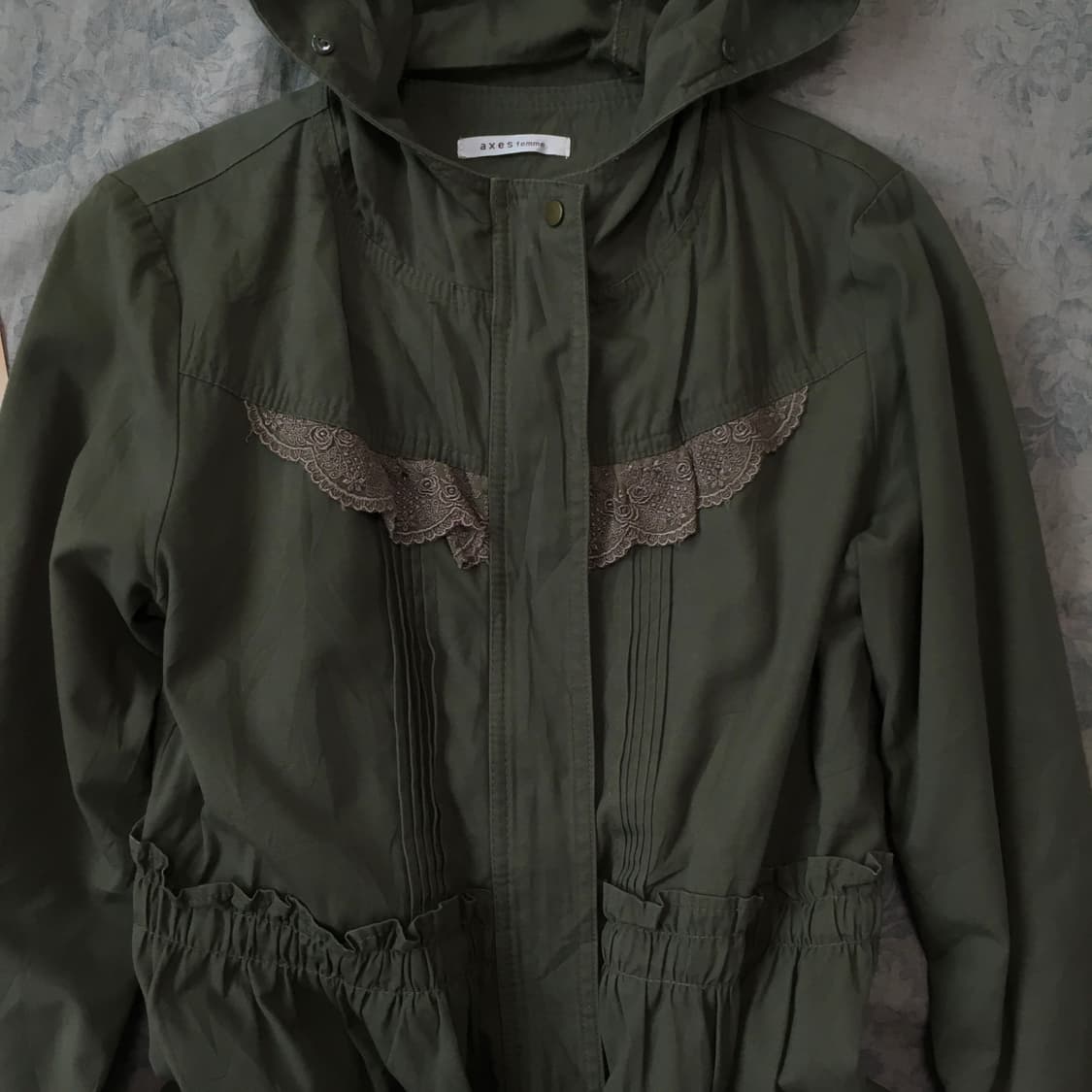 axes femme vintage military hooded parka 상품이미지6