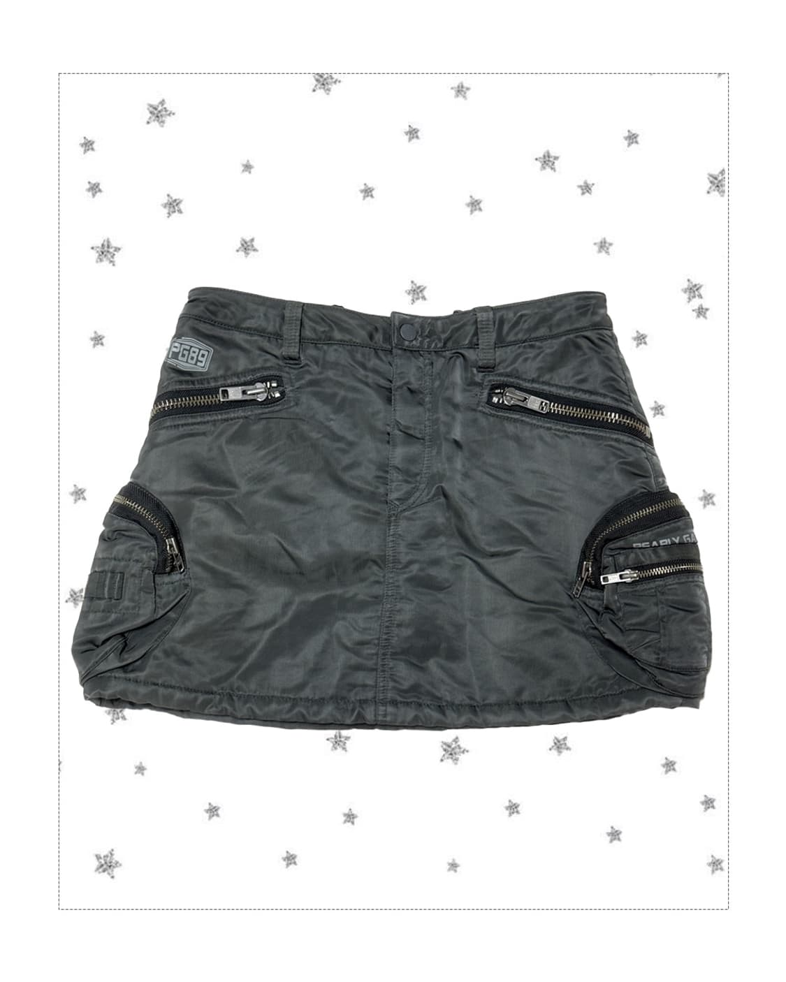 y2k 포켓 패딩 스커트 상품이미지1