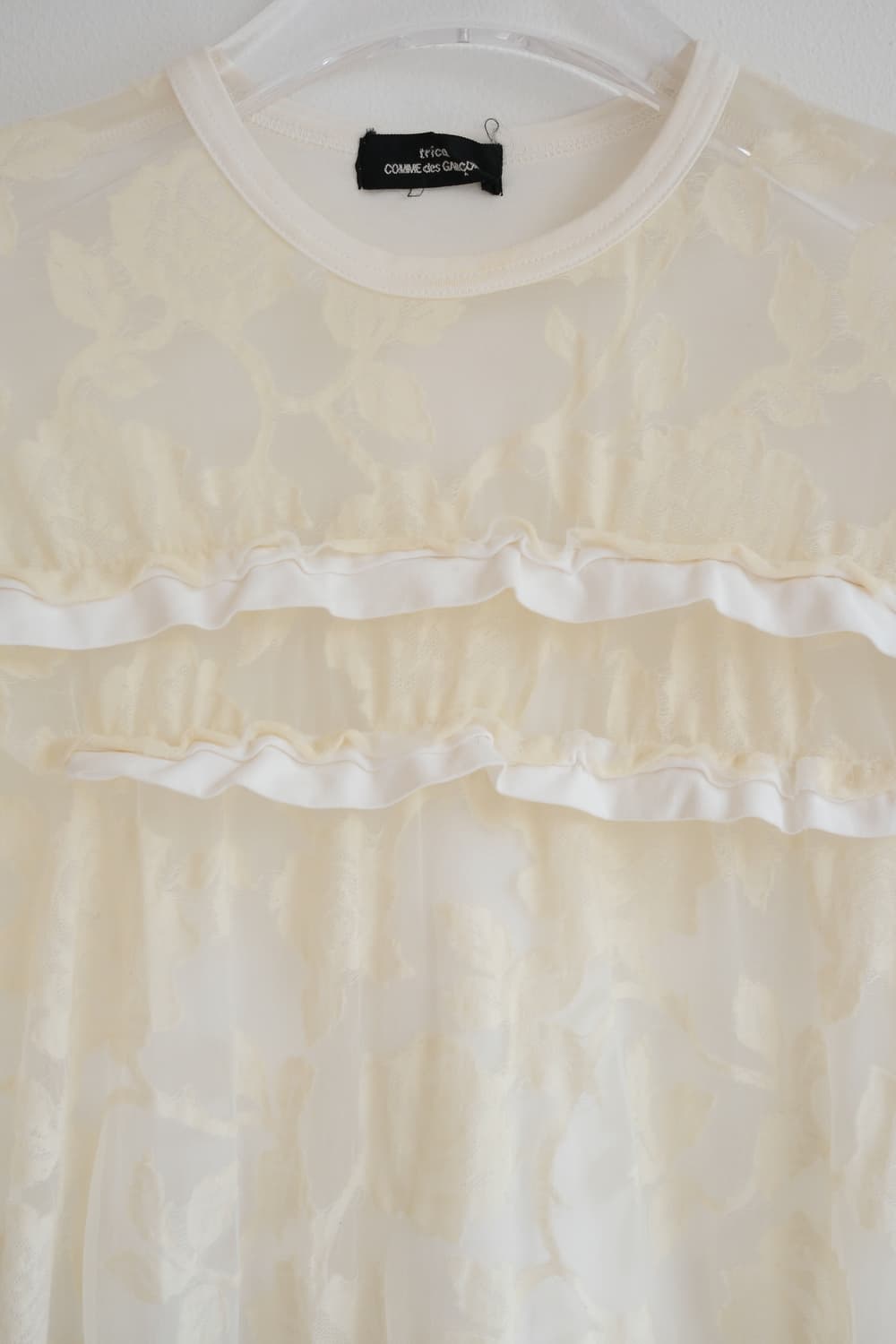 frill lace shirring top 상품이미지3