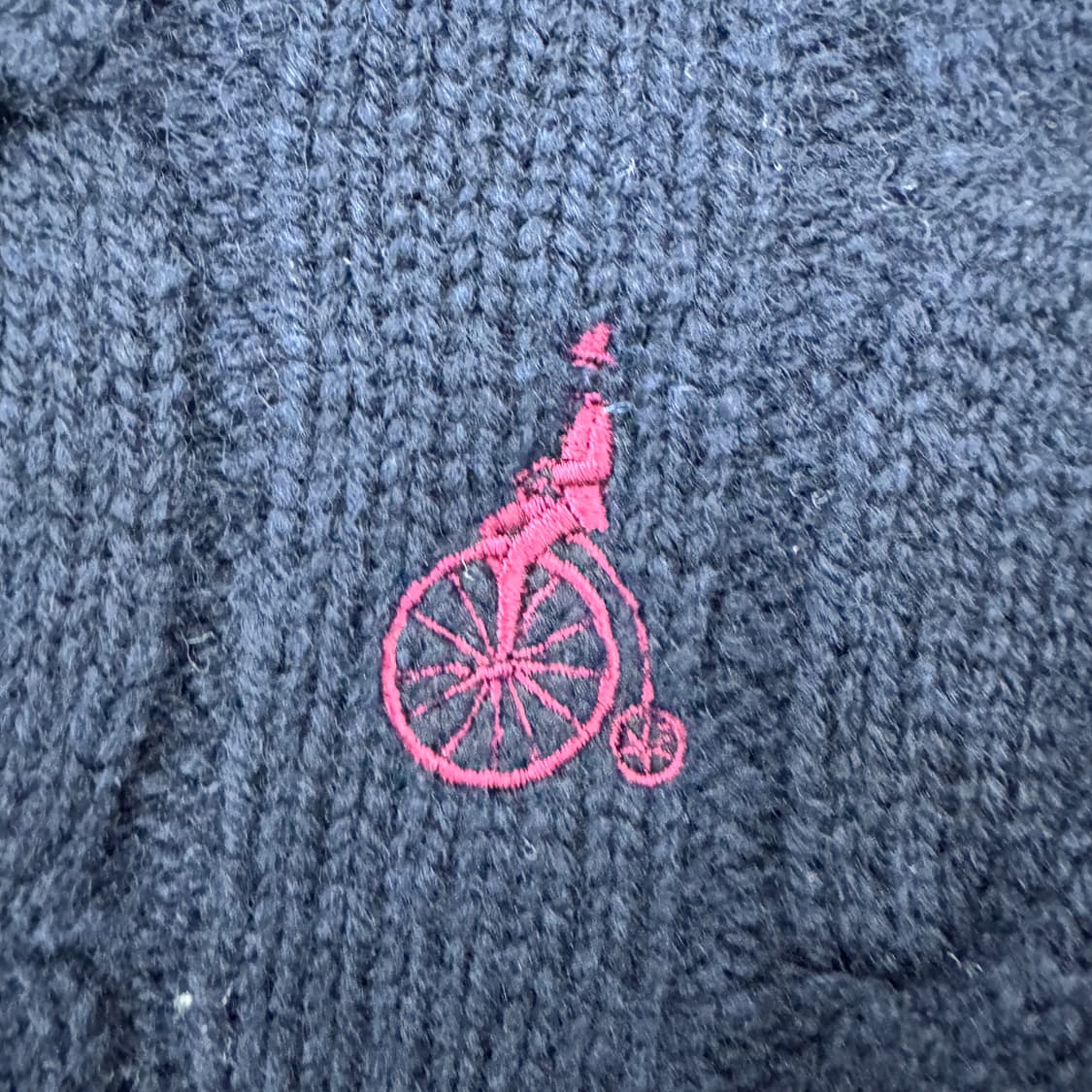 115(2XL) 빈폴 네이비 케이블 라운드 니트  상품이미지3