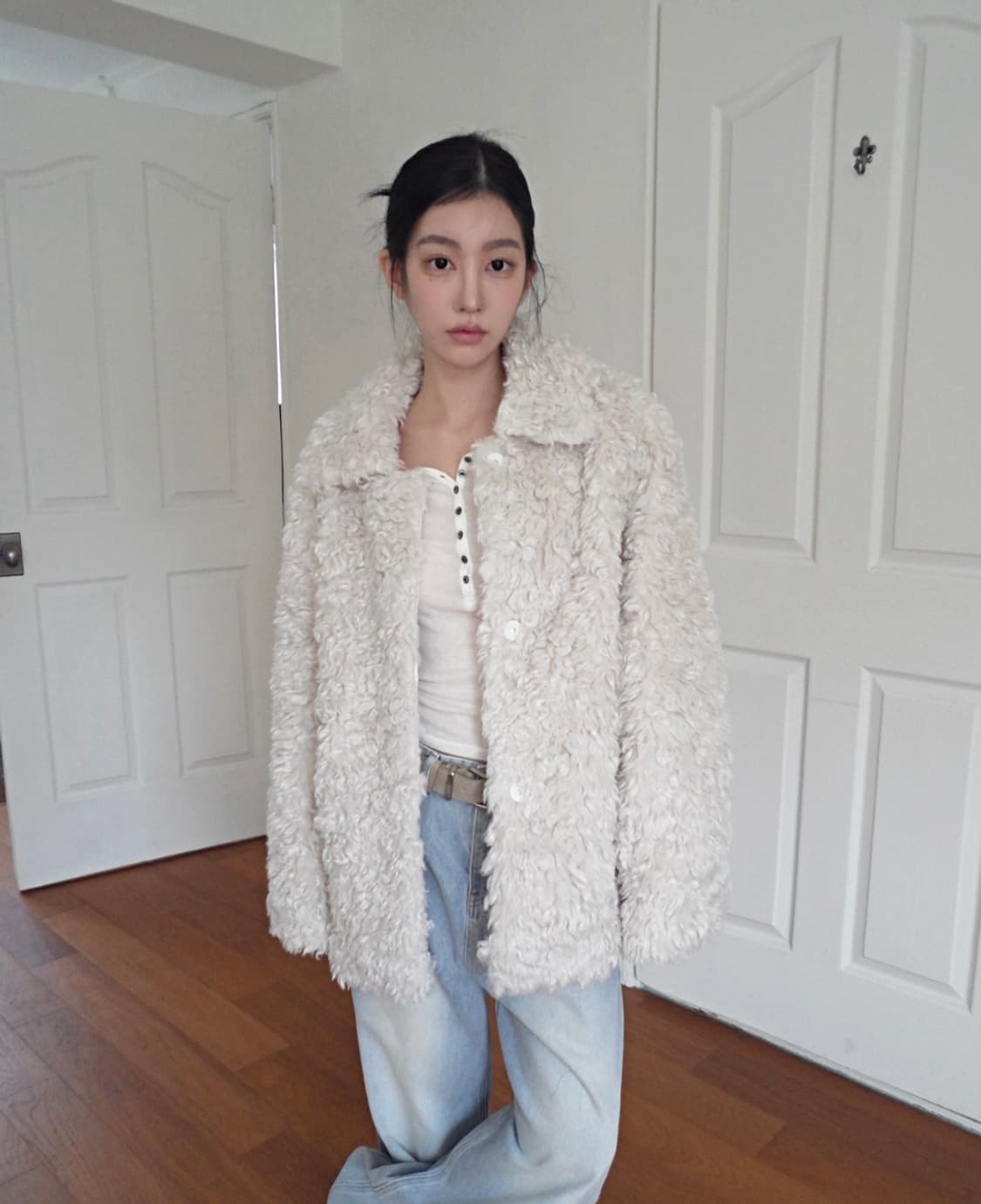 프롬뮤즈 푸들 퍼 자켓 새 상품 (원가 13만) 상품이미지3