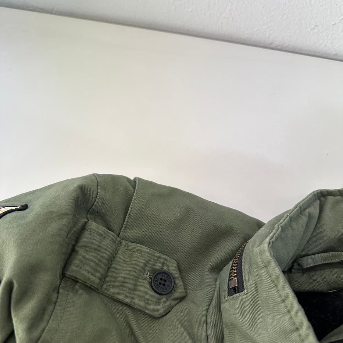 우먼S-M 쟈딕앤볼테르 카키 안감보아털 M65 겨울 야상자켓 상품이미지7