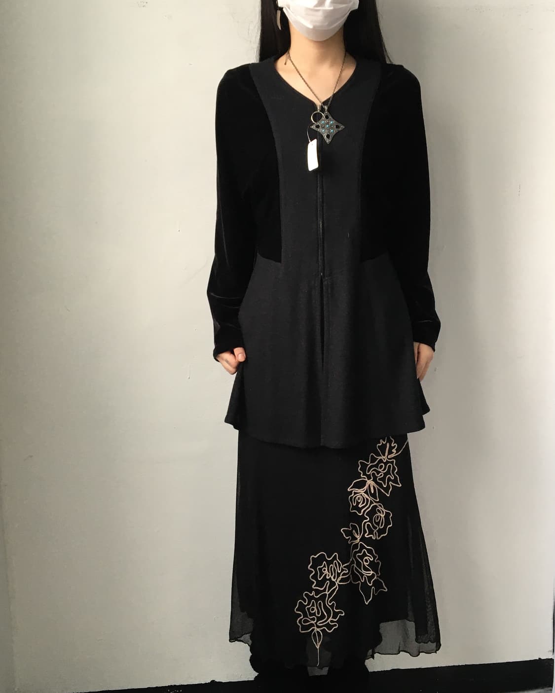 Hiroko bis velvet layered zip up 상품이미지5