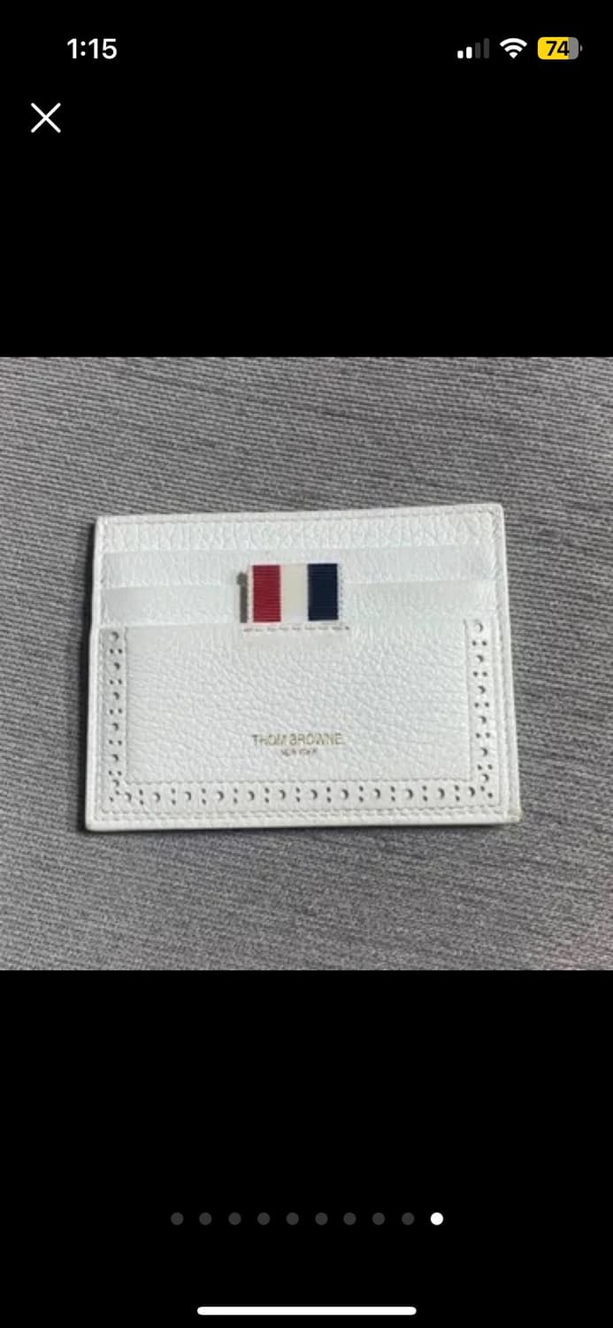 오늘 사면 5만원에 톰브라운 카드지갑 네고 가능 연락주세요 빨리판매 원함 상품이미지1