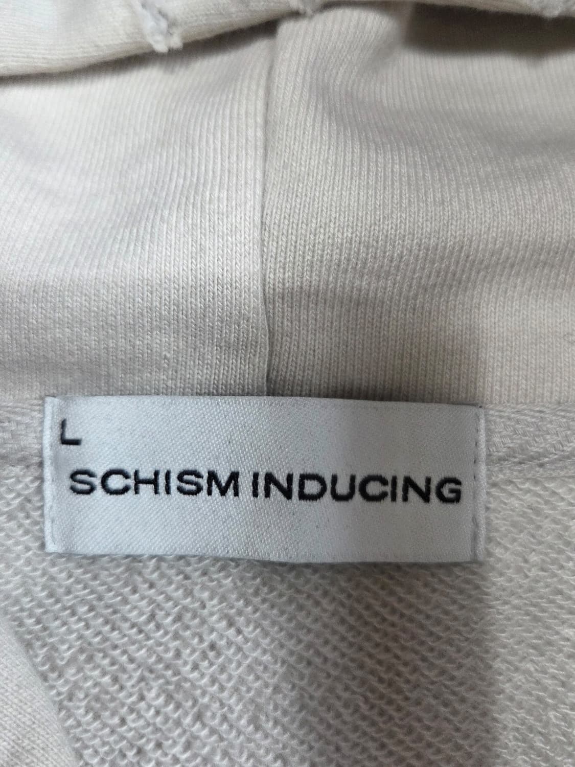 스키즘 인듀싱 라이트그레이 블랙워싱 후드집업 L 상품이미지9