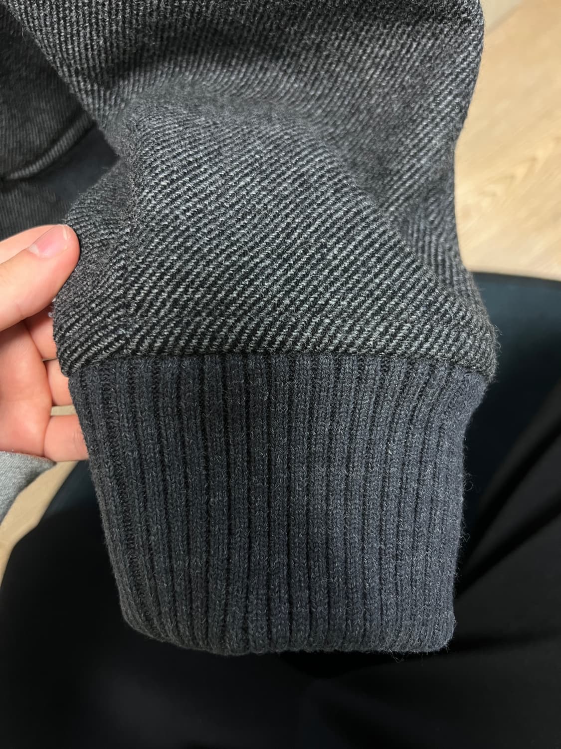 애프터프레이 리가즈 해링턴 블루종 차콜(L) 상품이미지4