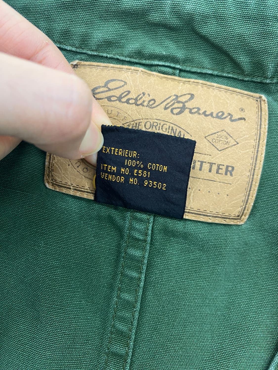 90‘s 에디바우어 캔버스 헌팅 베스트 상품이미지7