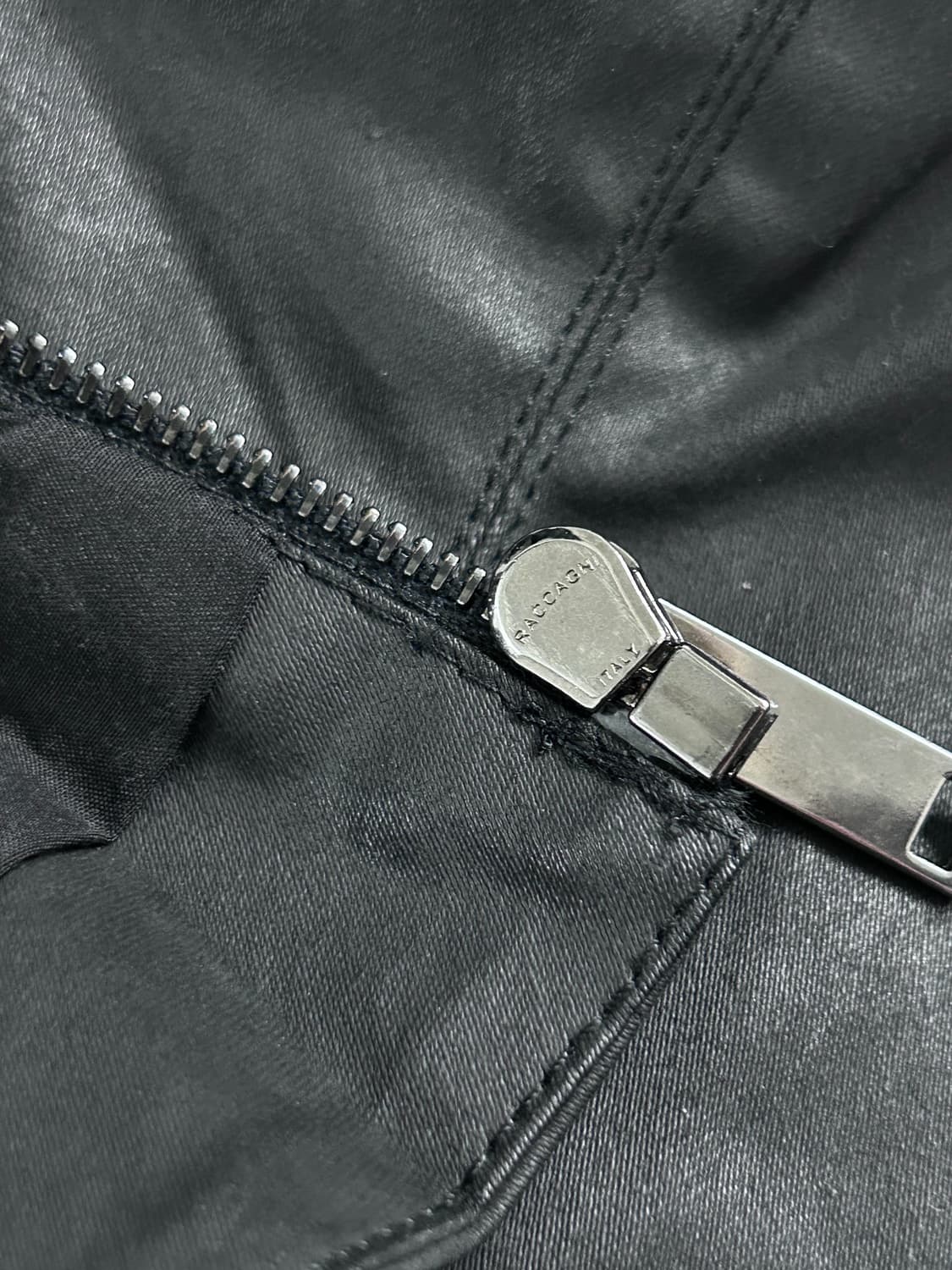 가레스 퓨 니트 슬리브 하이넥 코팅 자켓 상품이미지10