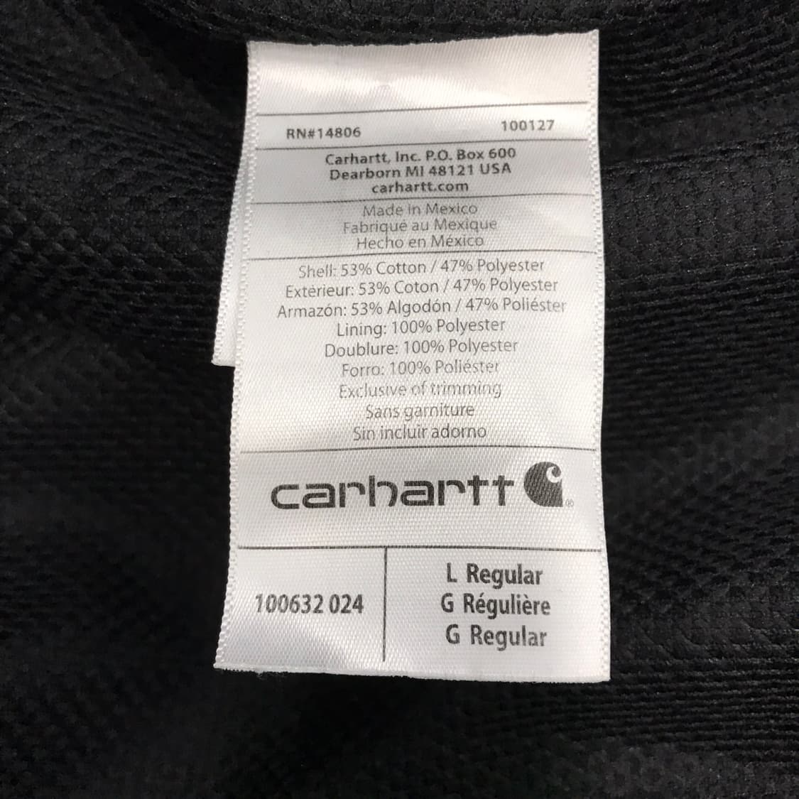 칼하트 써멀 레인디펜더 후드집업 [해외L] 상품이미지6