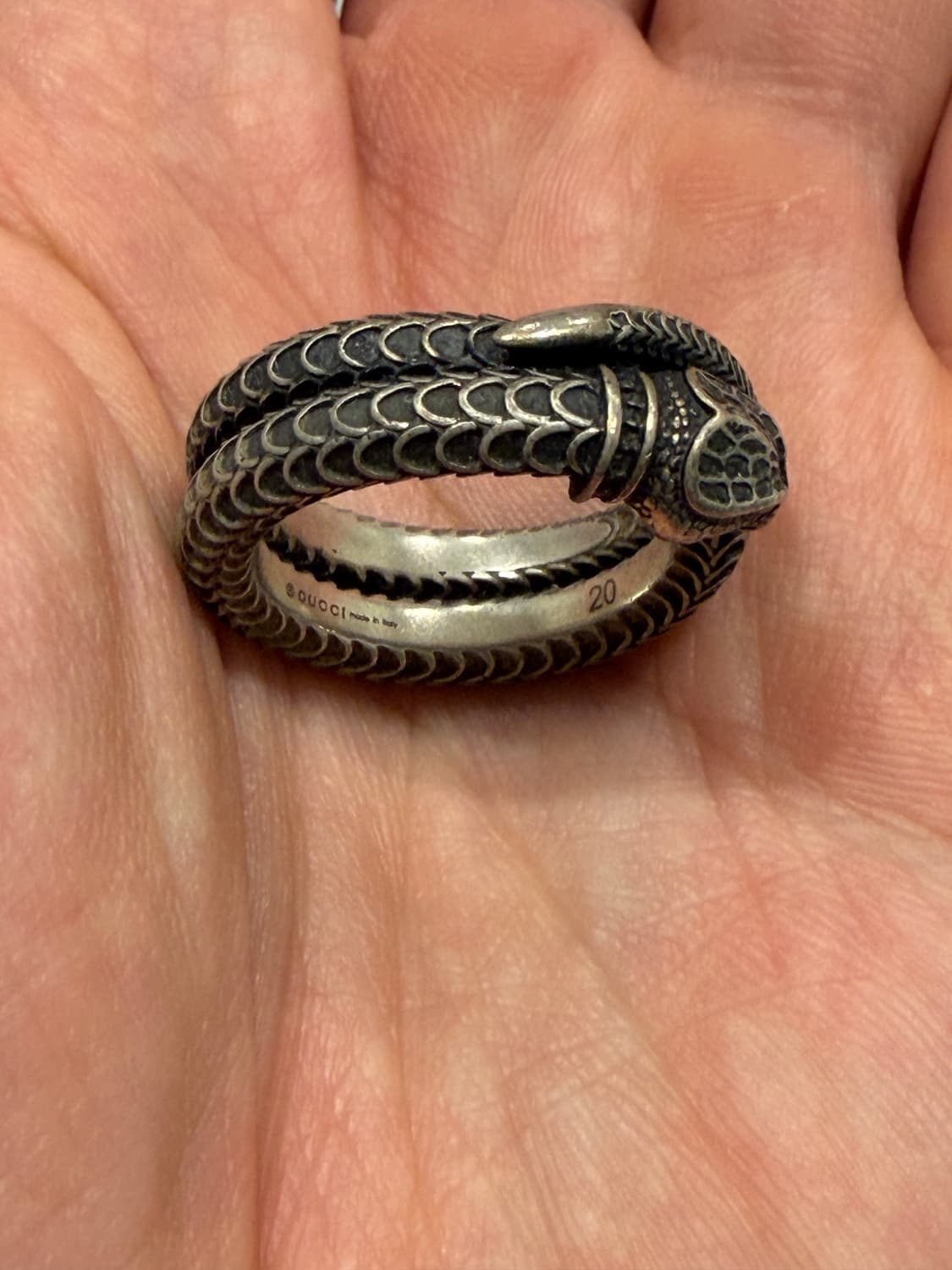 구찌 가든 스네이크 링 20호 상품이미지2