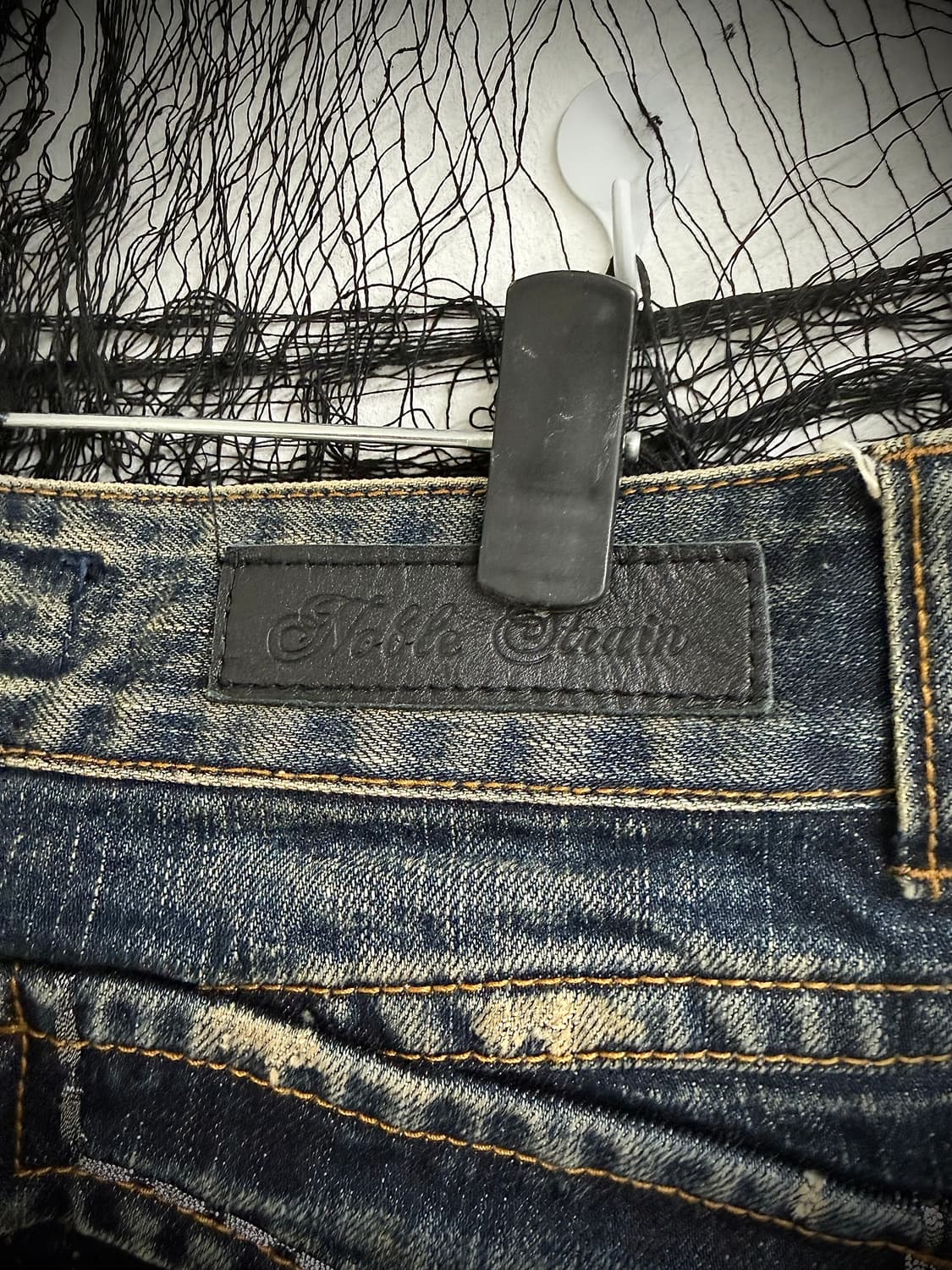 00s embroidery stitch bootscut jeans 상품이미지4