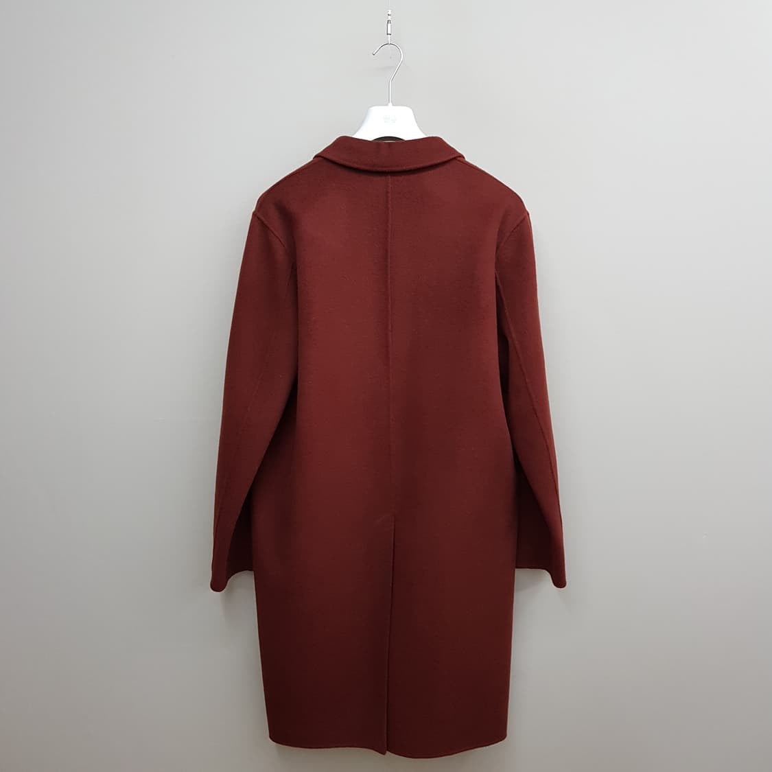 산드로 SANDRO 캐시미어 블렌드 싱글 코트 L사이즈 상품이미지4