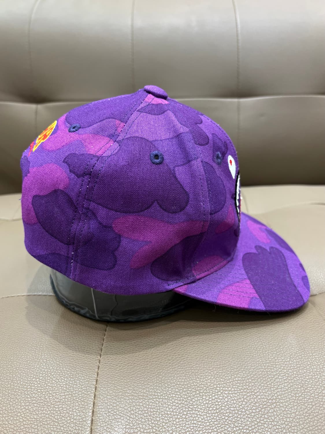 베이프 밀리터리 샤크 자수 캡 상품이미지3