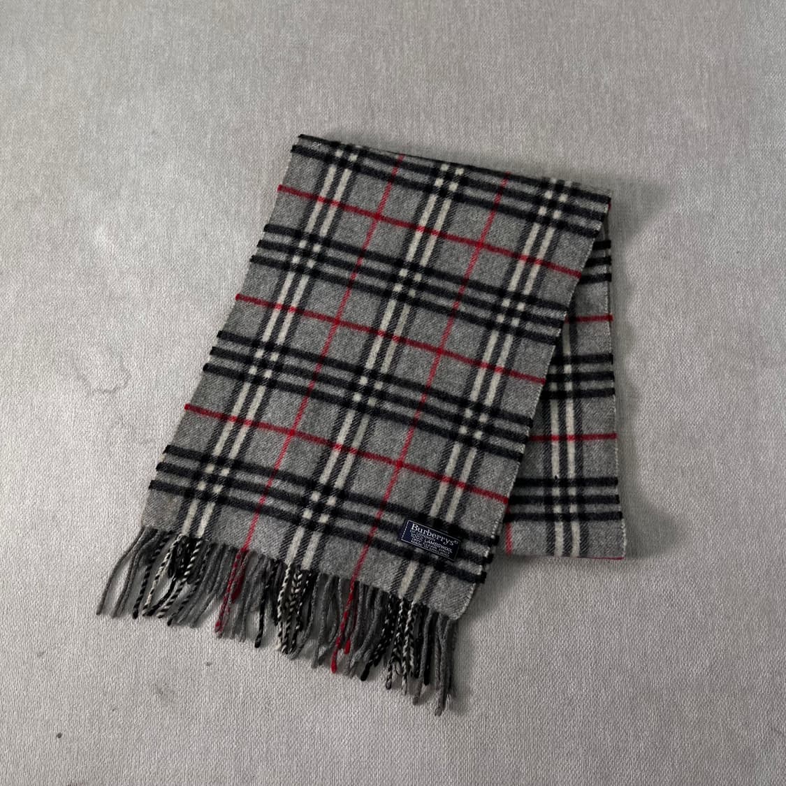 버버리 노바체크 램스울 그레이 머플러 상품이미지1