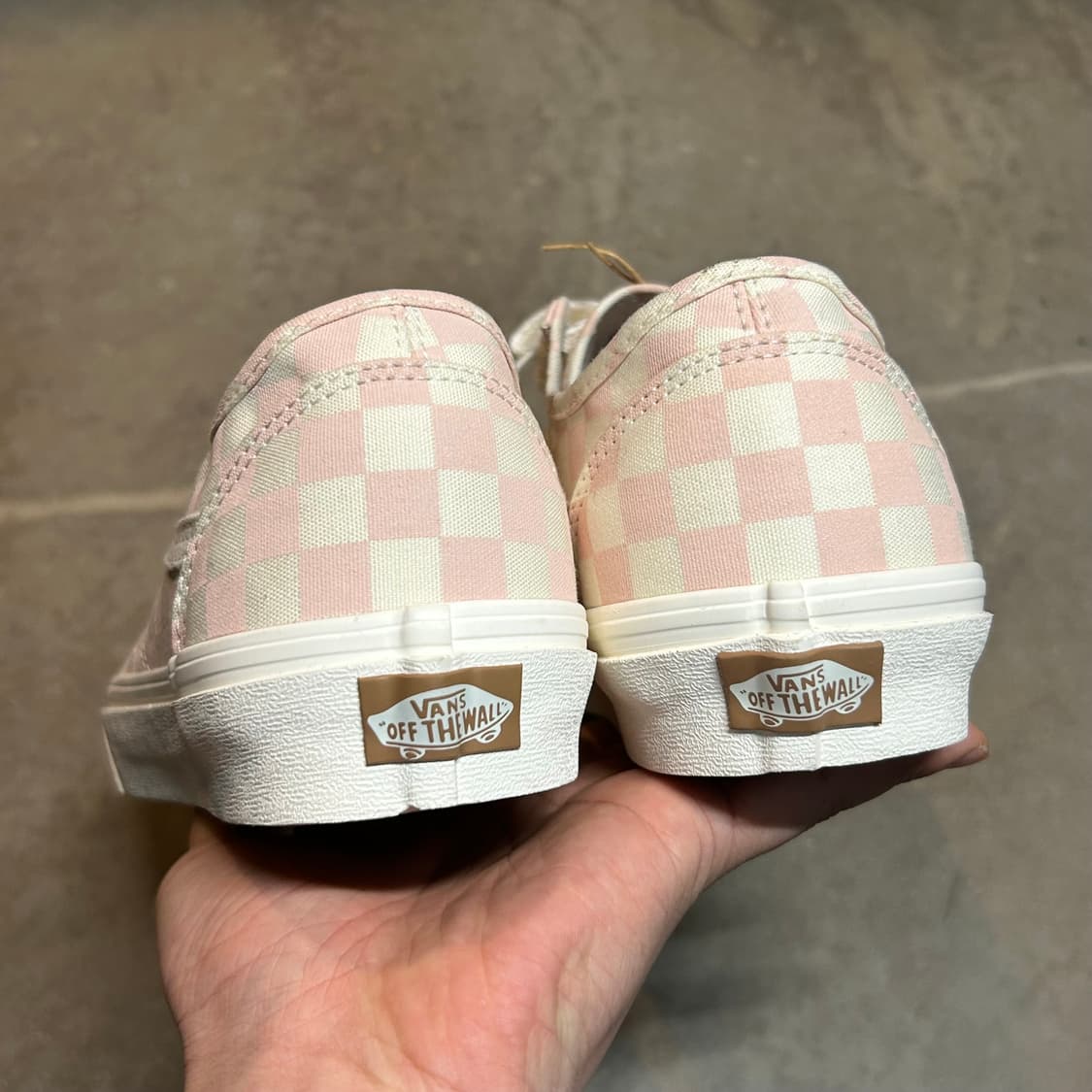 275) 반스 올드스쿨 테이퍼드 핑크 체커보드 스니커즈 새상품 상품이미지6