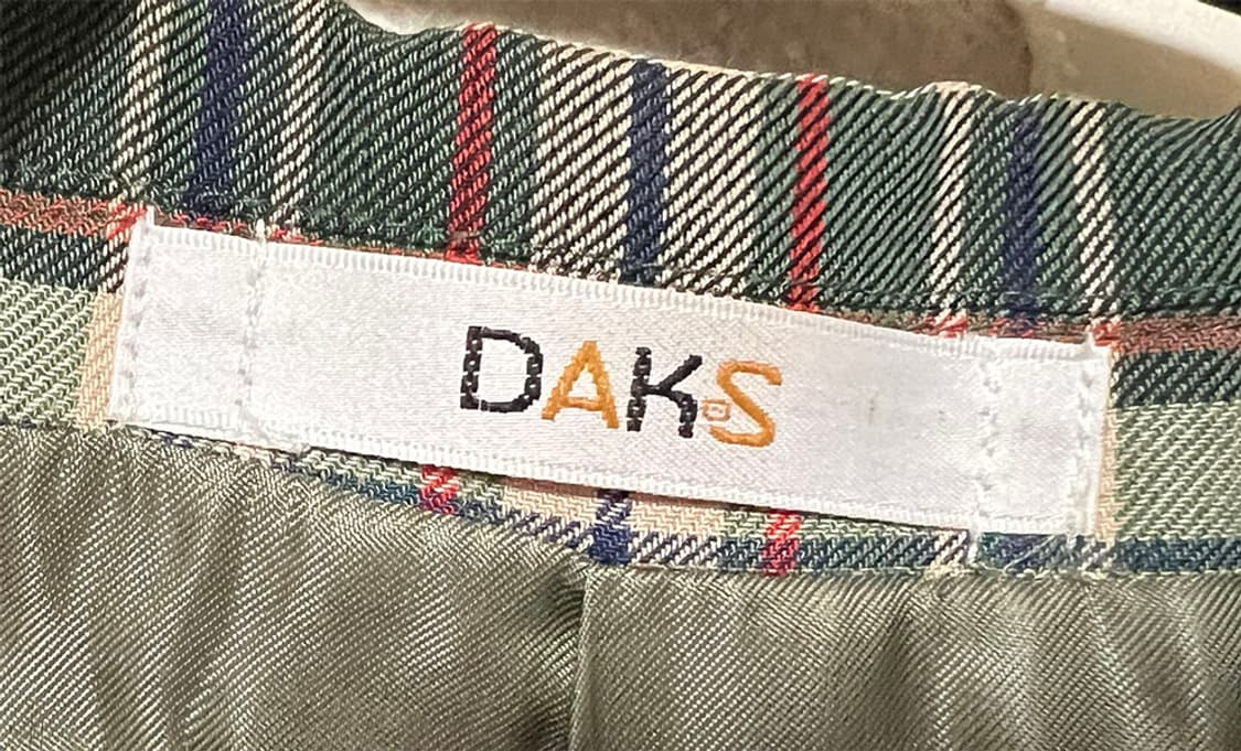 DAKS 닥스 여자자켓 체크 춘추 투버튼 블레이저 M 95 66 상품이미지3