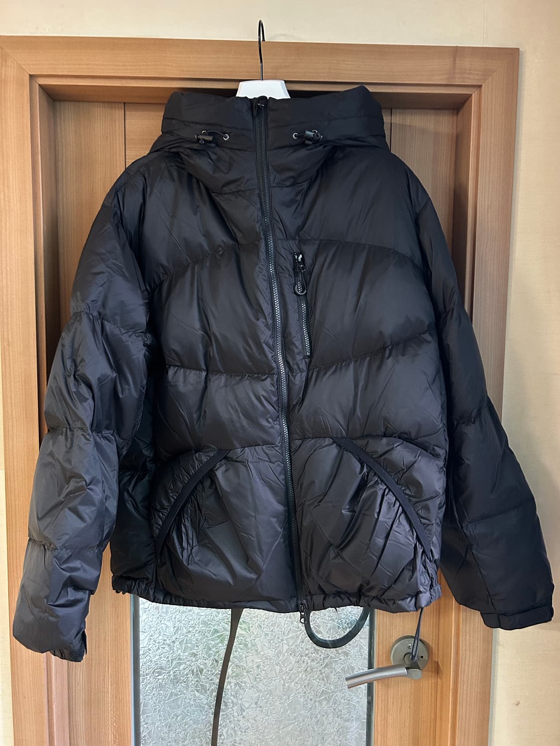 아웃스탠딩 폴라 구스다운 패딩 블랙 상품이미지2