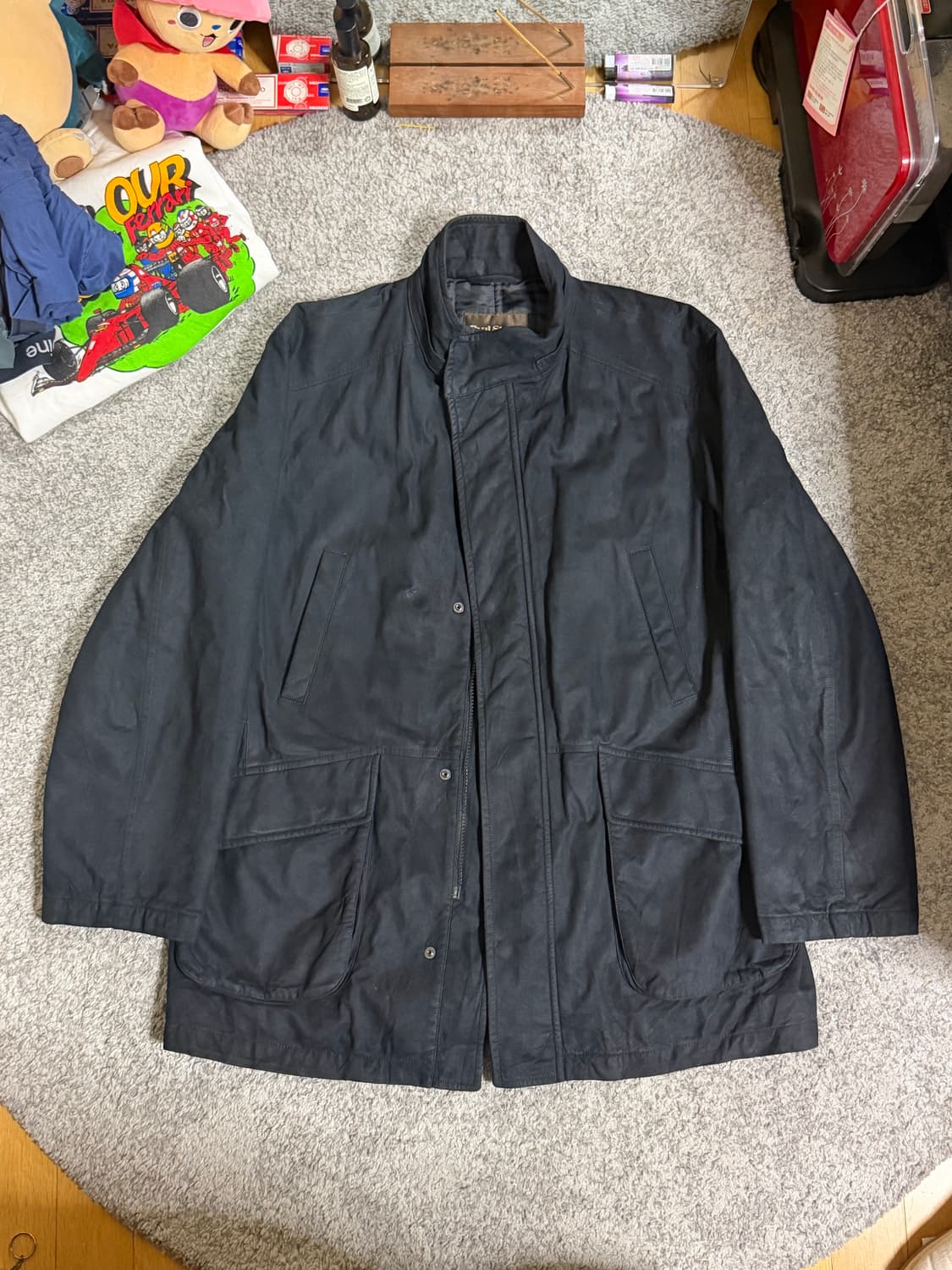 폴스튜어트 후드 모즈 코트 상품이미지1